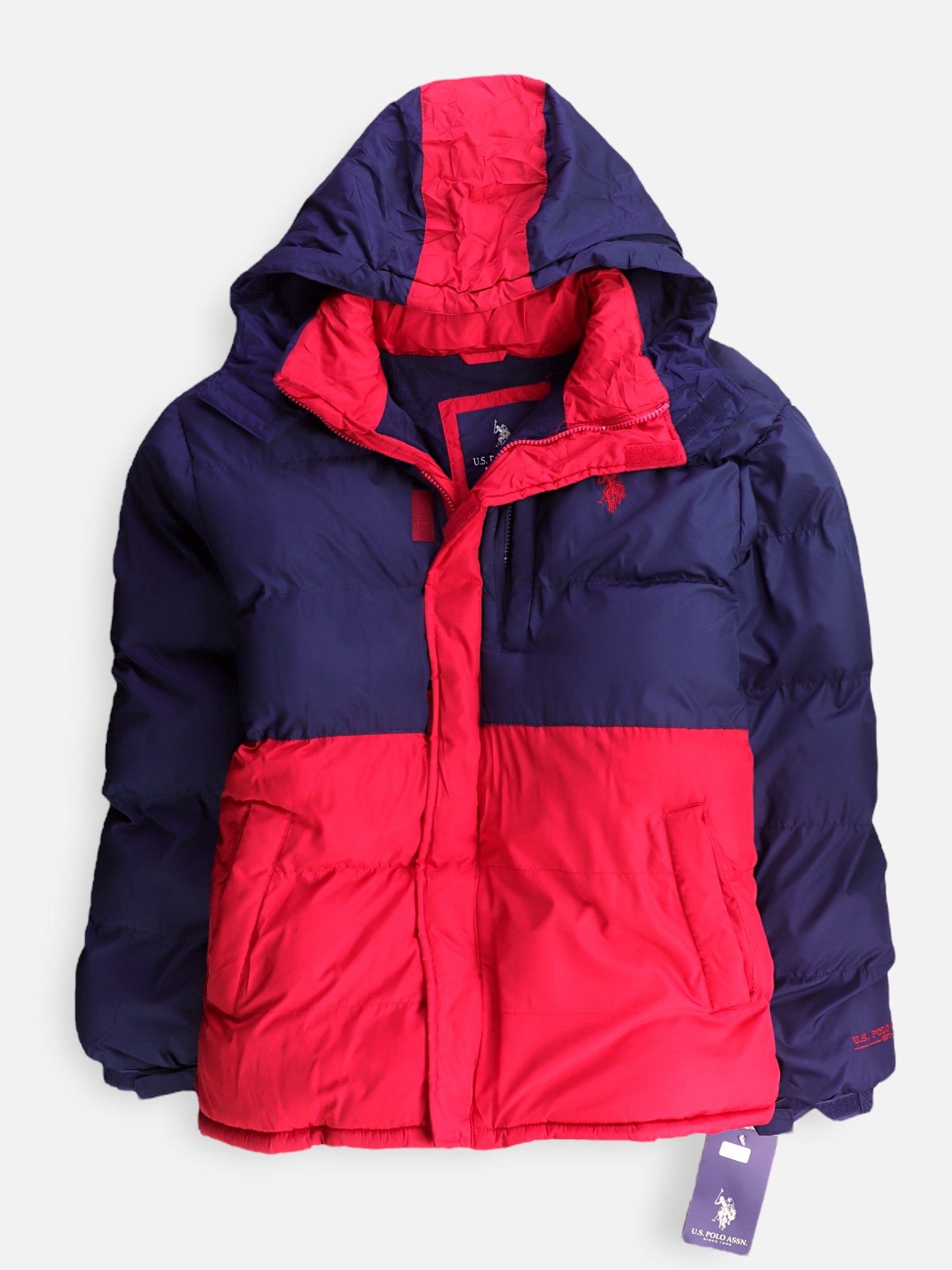 US Polo ASSN Chaqueta Puffer Impermeable - Hombre - Small