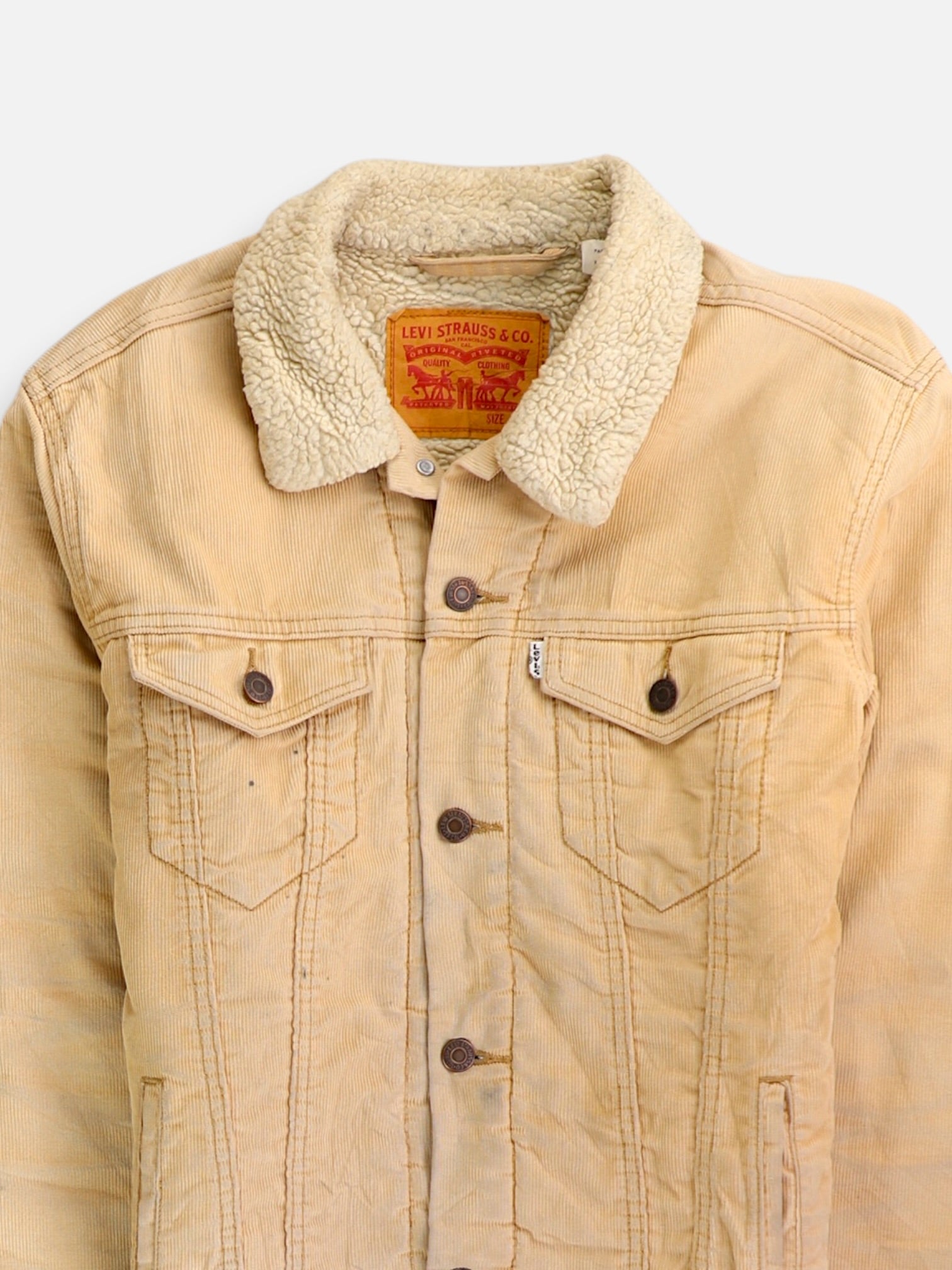 Levis Chaqueta Sherpa Trucker Corduroy - Hombre - Medium