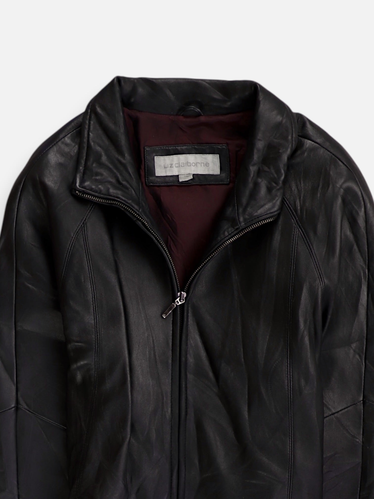 LIZ claiborne Chaqueta Casual Cuero - Hombre - Medium