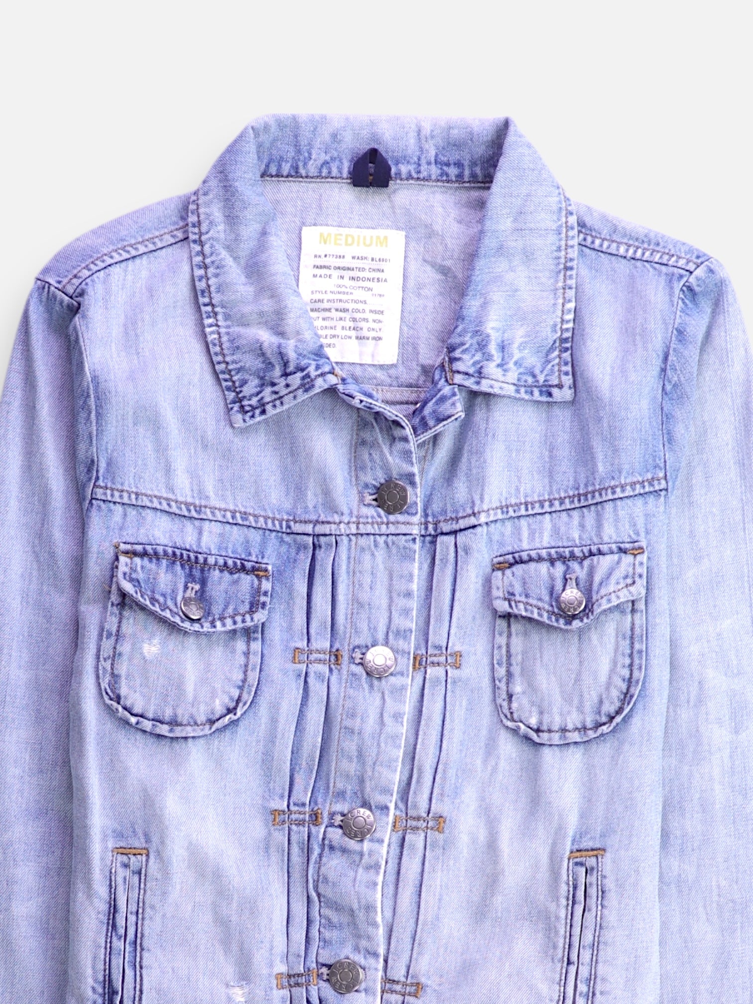 Chaqueta Denim  Basic - Mujer - Medium