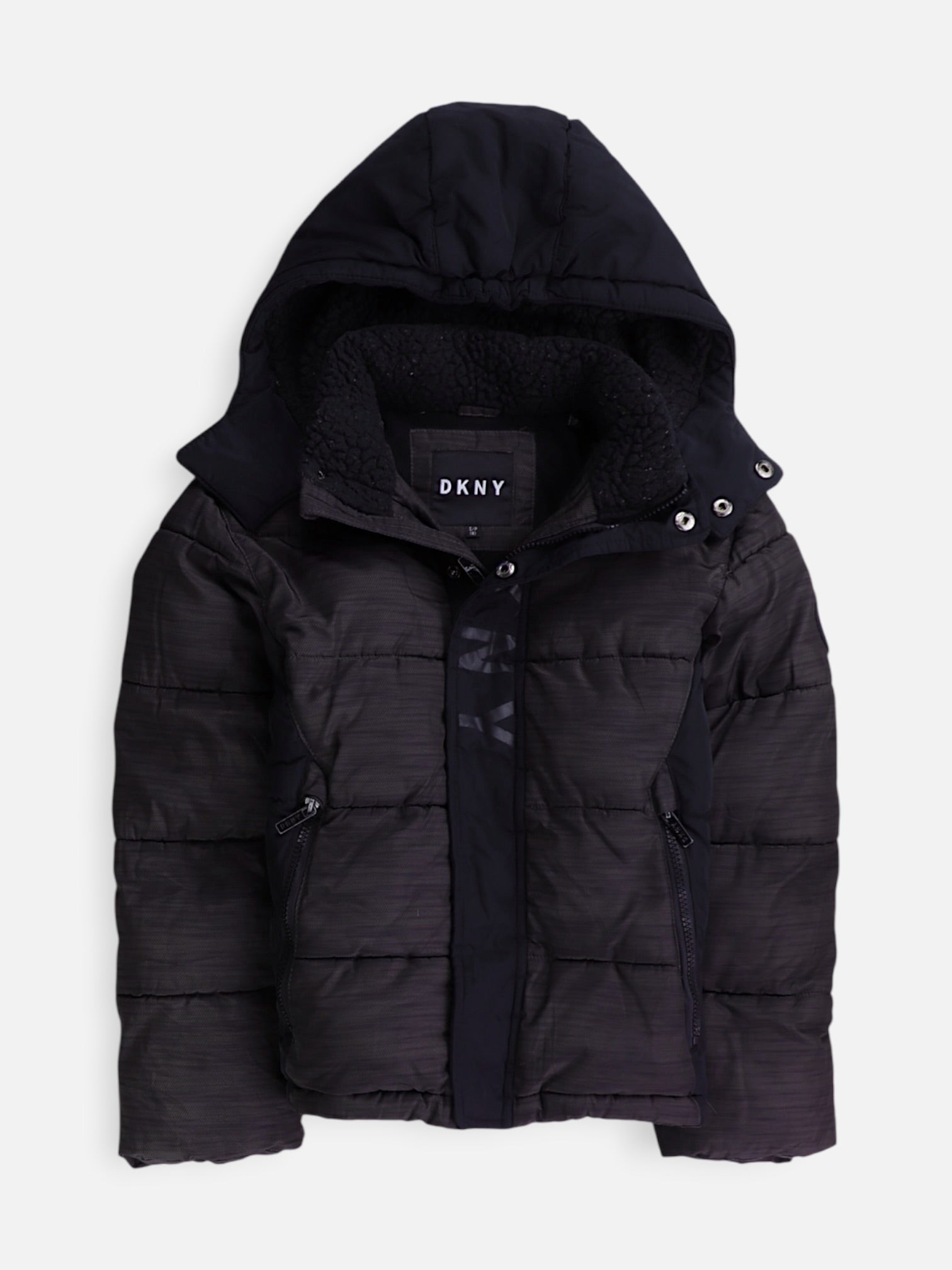 DKNY Chaqueta Puffer Impermeable - Niño - Small - 7-8Y (Años)
