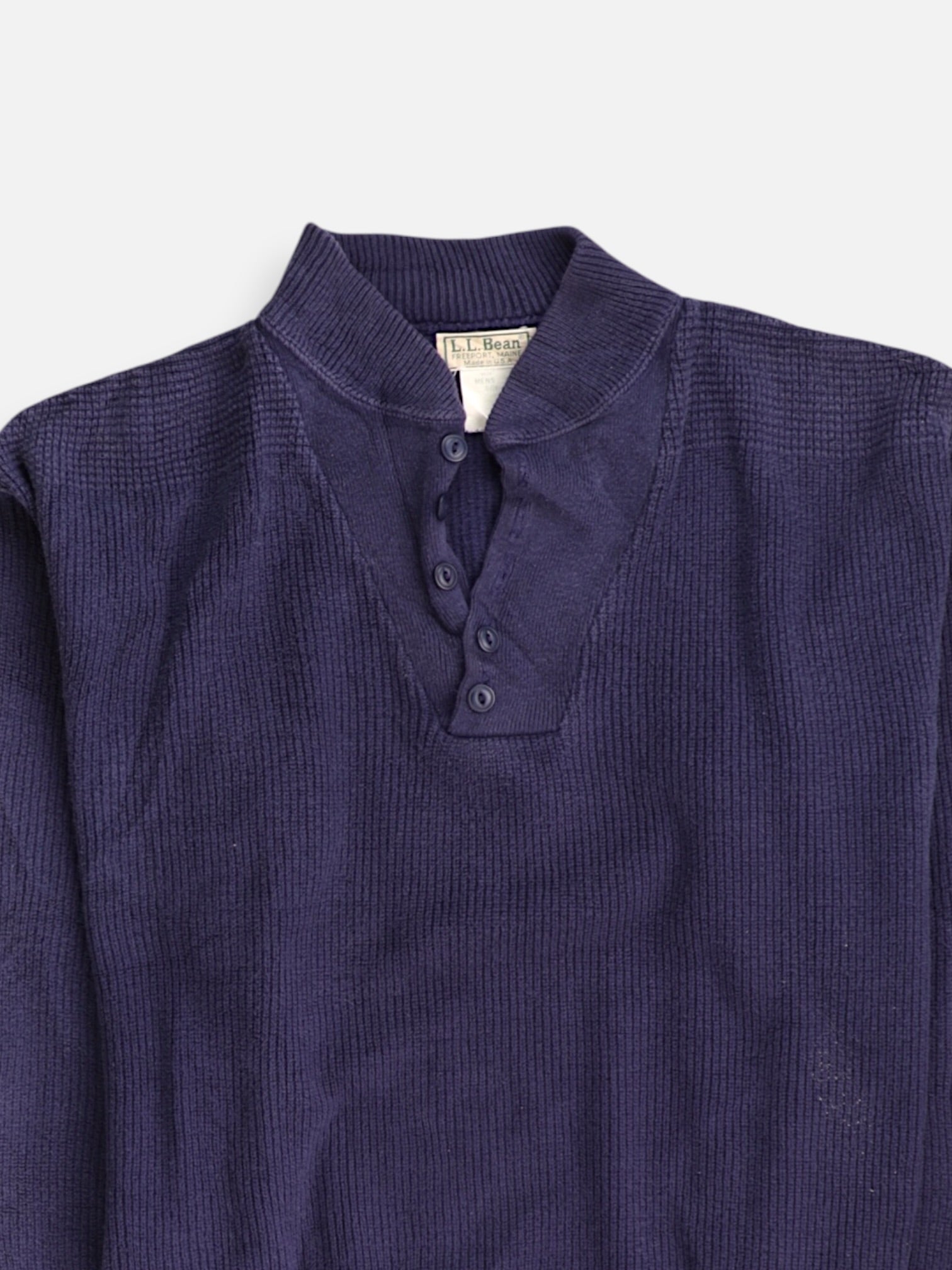LL BEAN Sueter Fleece Casual - Hombre - Large