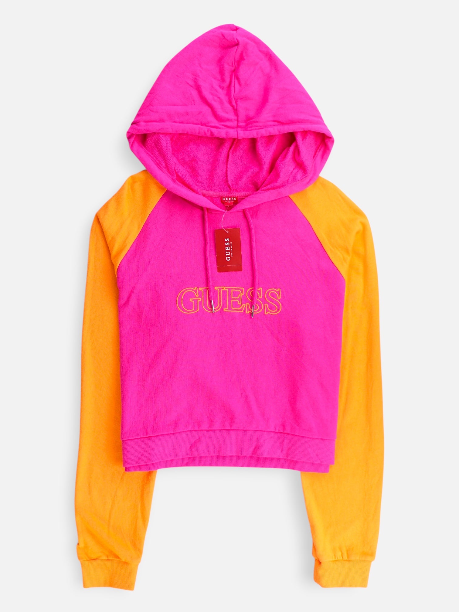 Guess Sudadera Hoodie Color Block - Mujer - XL