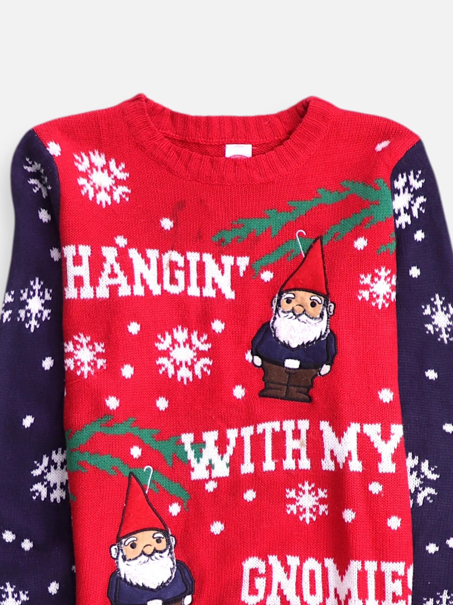 Sueter Knit Navideño - Niño - Large - 10-12Y (Años)