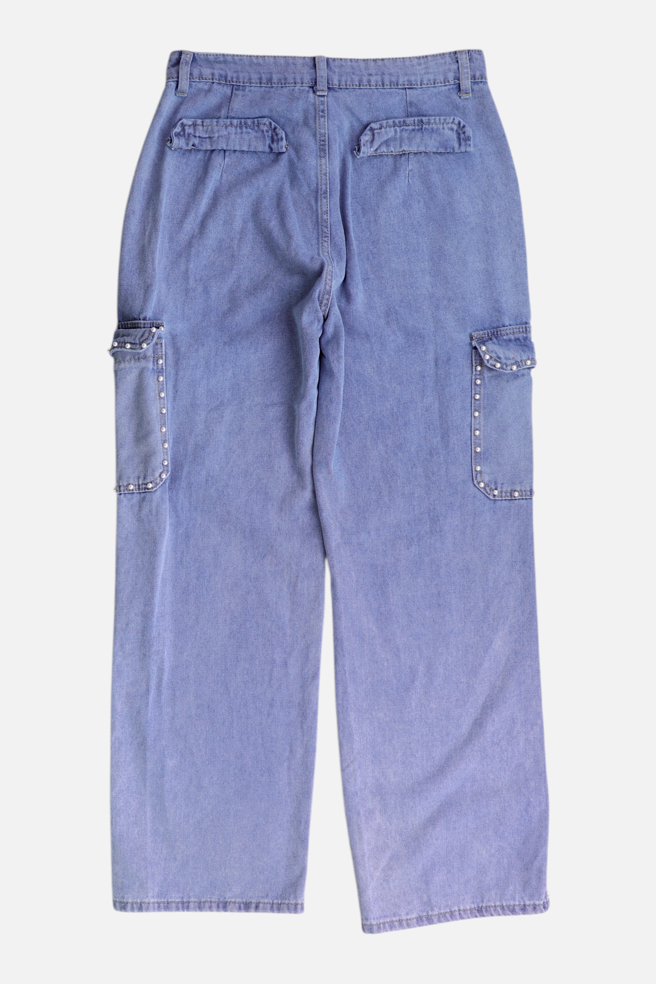 Jean Regular Fit Cargo - Mujer - Medium