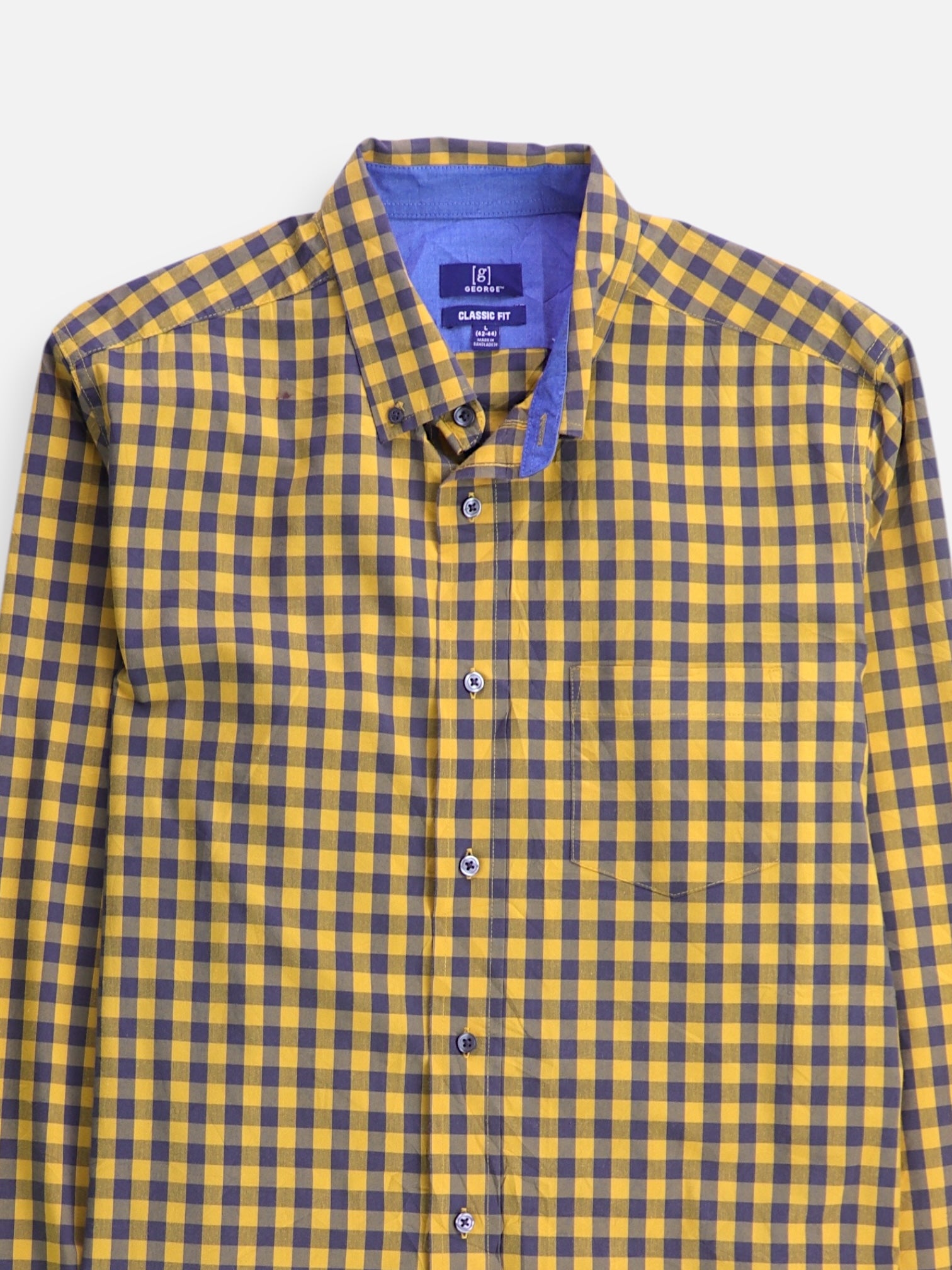 George Camisa Color Block - Hombre - Large