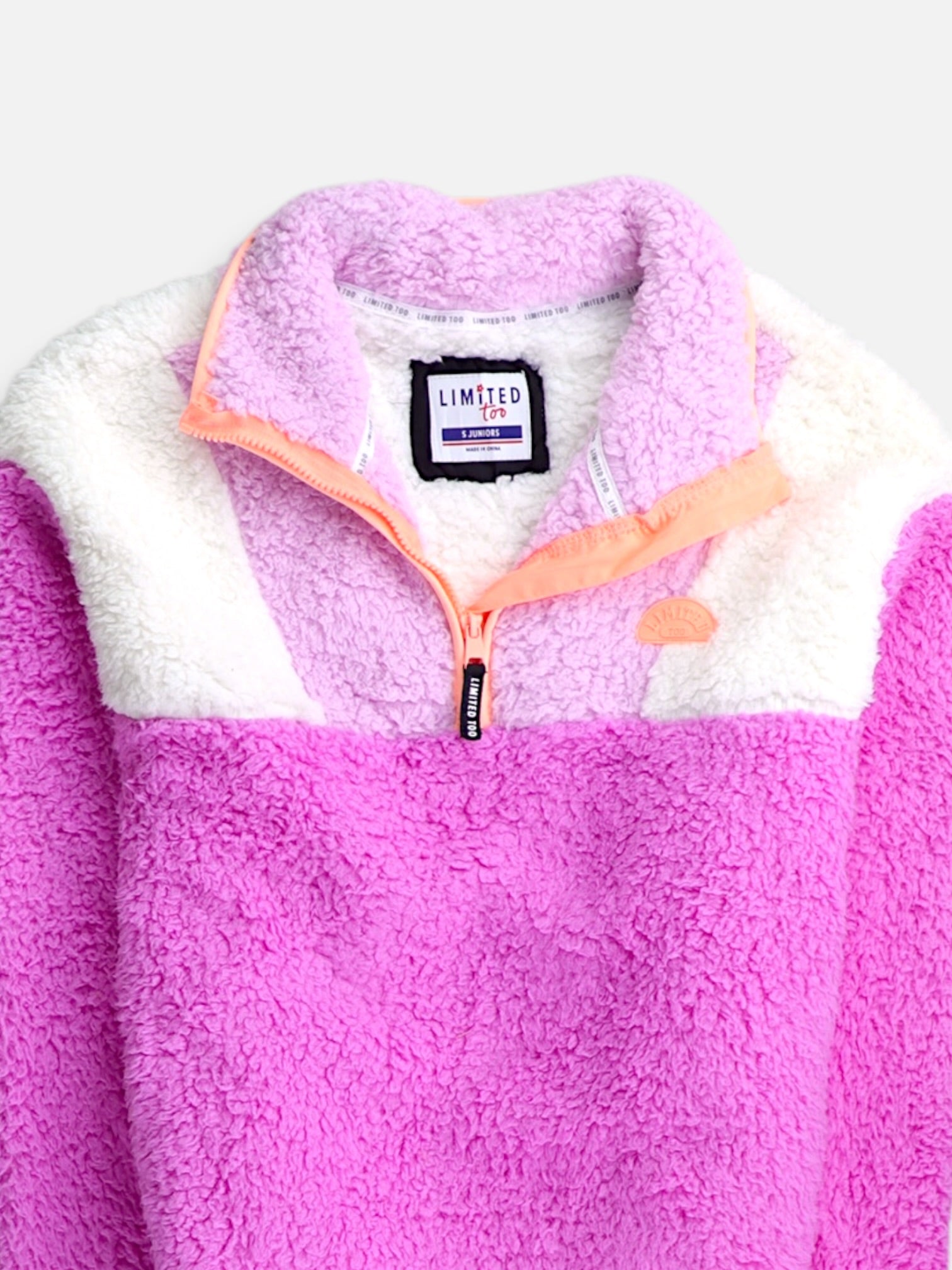 Sueter Fleece Color Block - Mujer - N/A