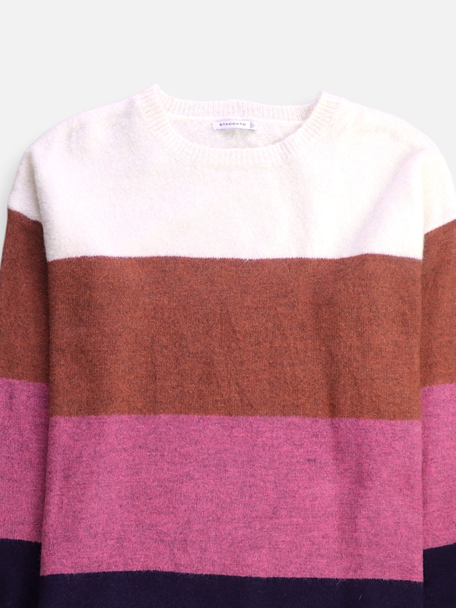 Sueter Knit Color Block - Mujer - Large
