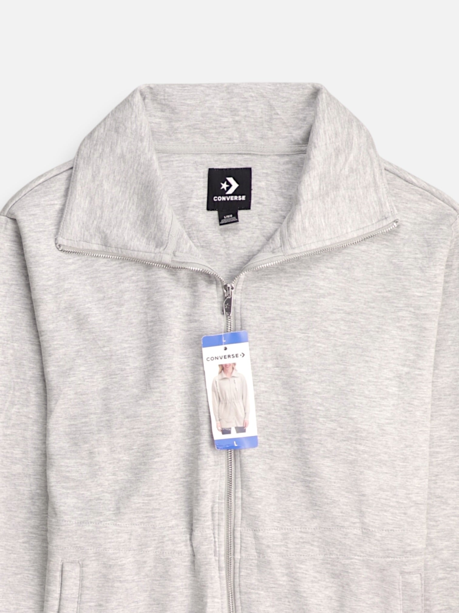 Converse Sudadera Fleece Basic - Mujer - Large