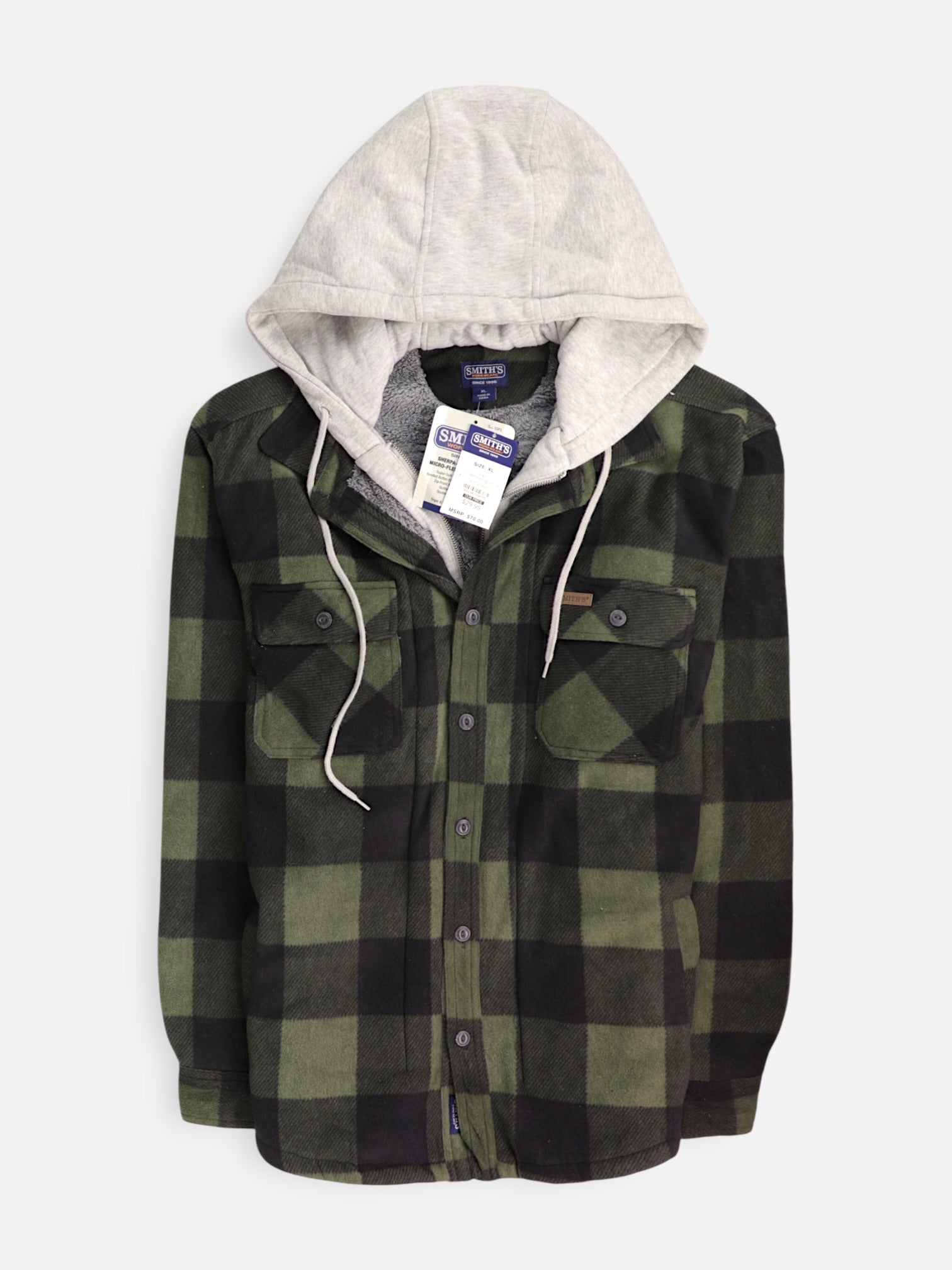 Chaqueta Sobrecamisa Color Block - Hombre - XL