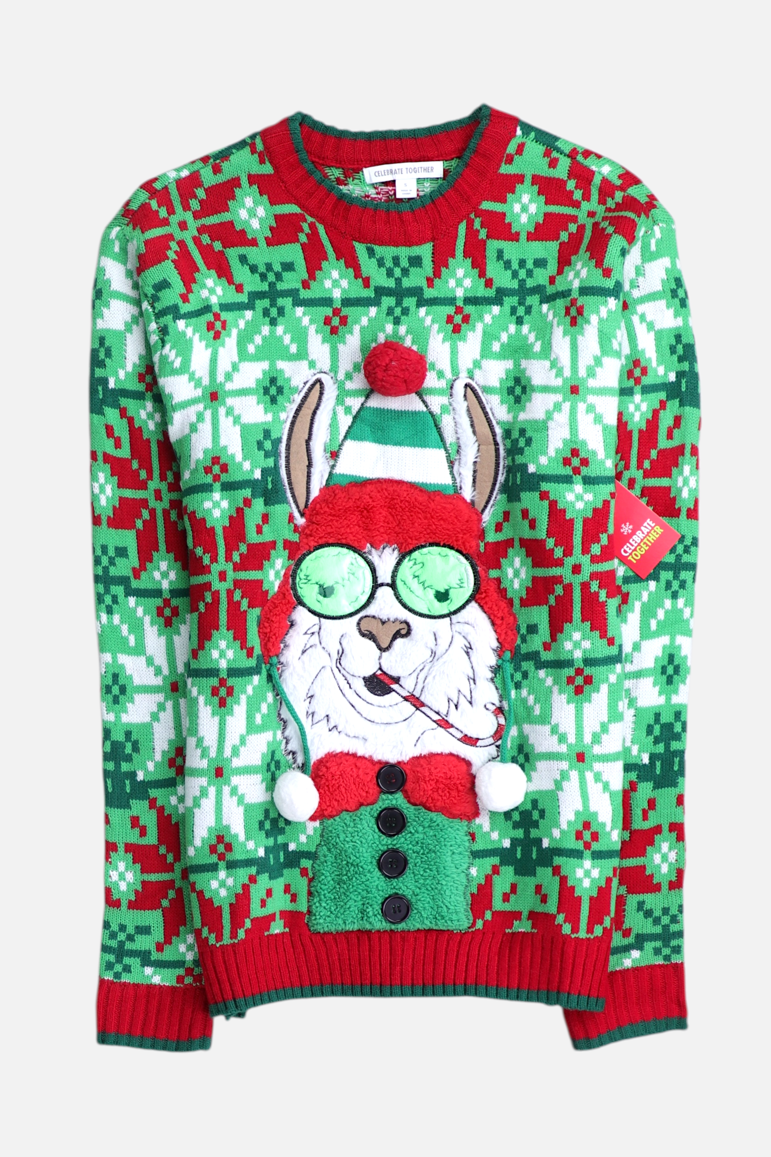 Sueter Knit Navideño - Hombre - Small