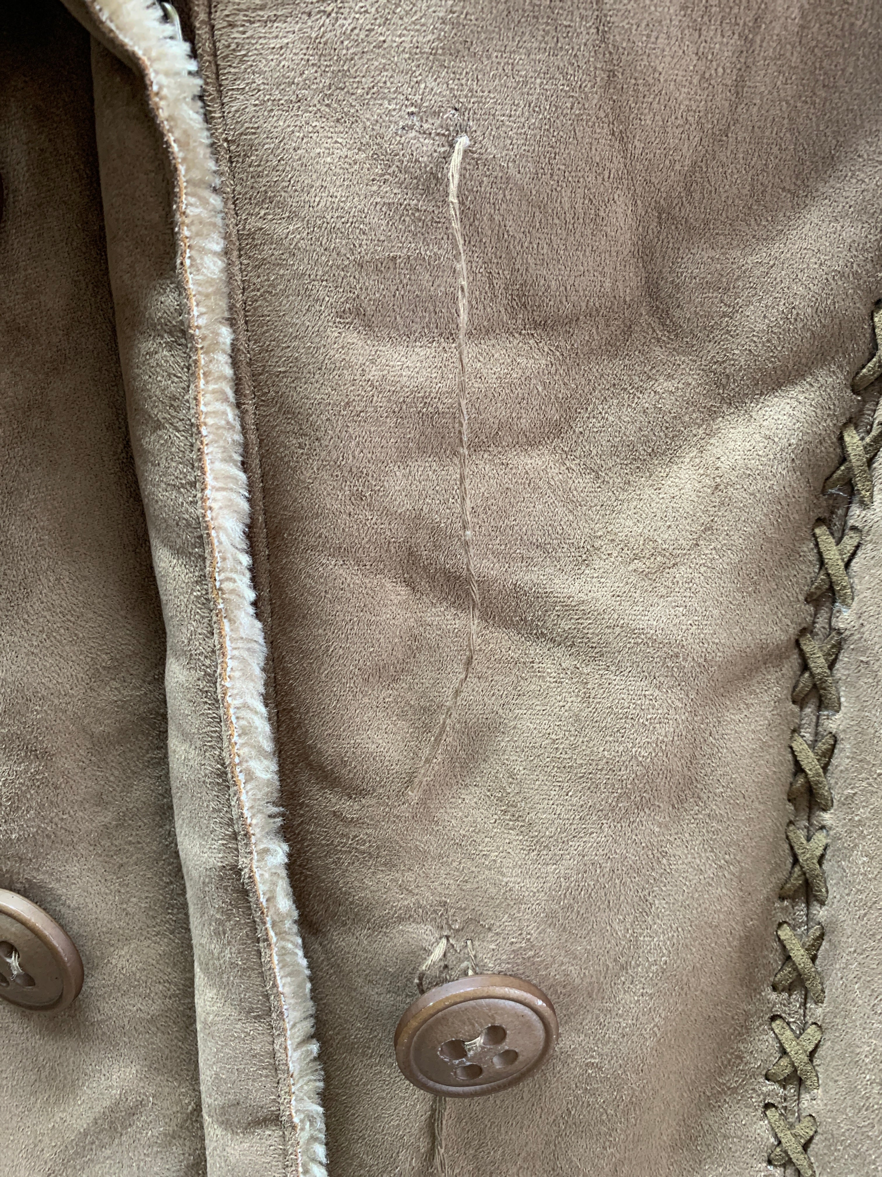 Chaqueta Casual Suede - Mujer - Large