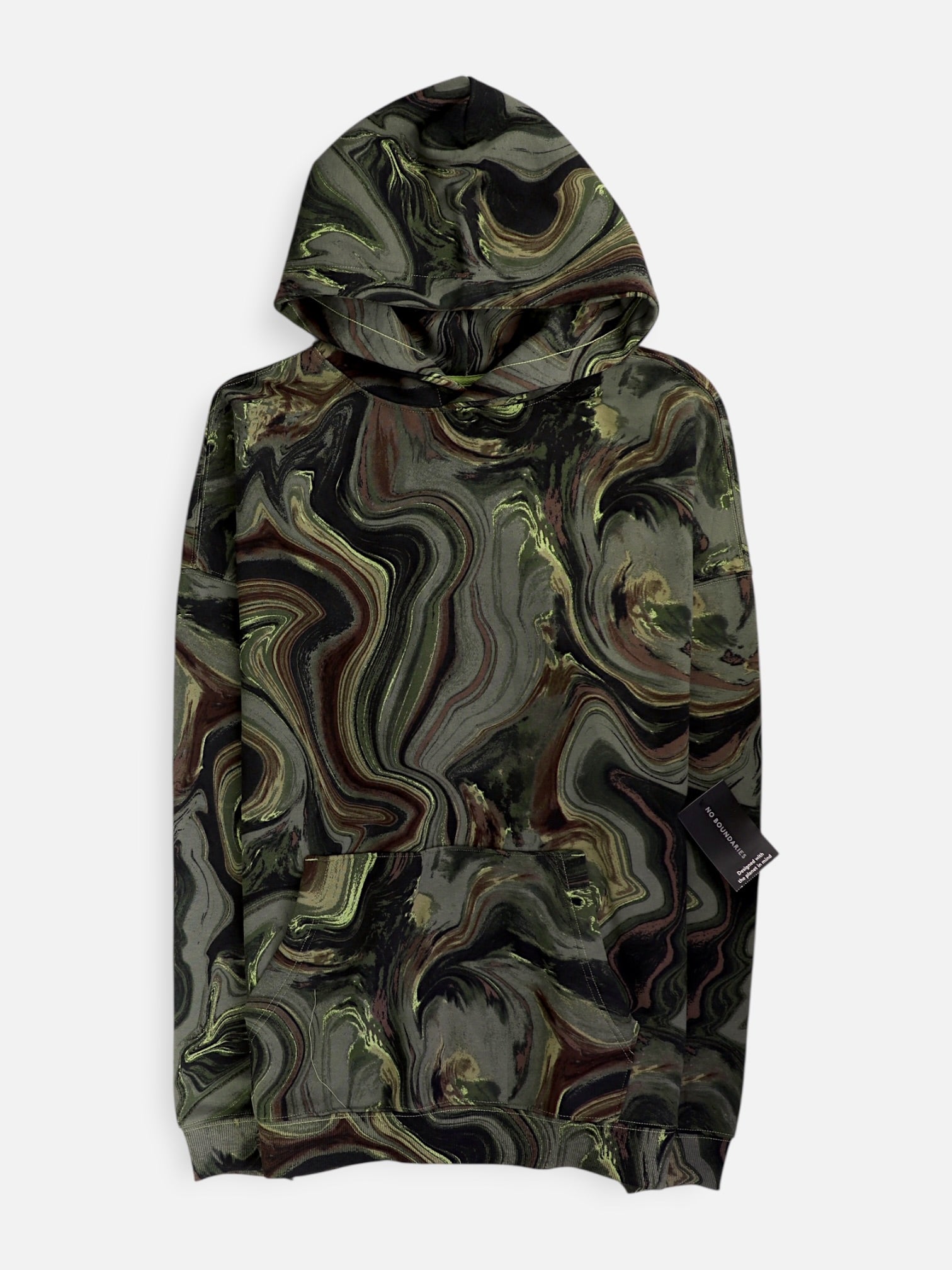 NOBO Sudadera Hoodie Tie-Dye - Hombre - 2XL