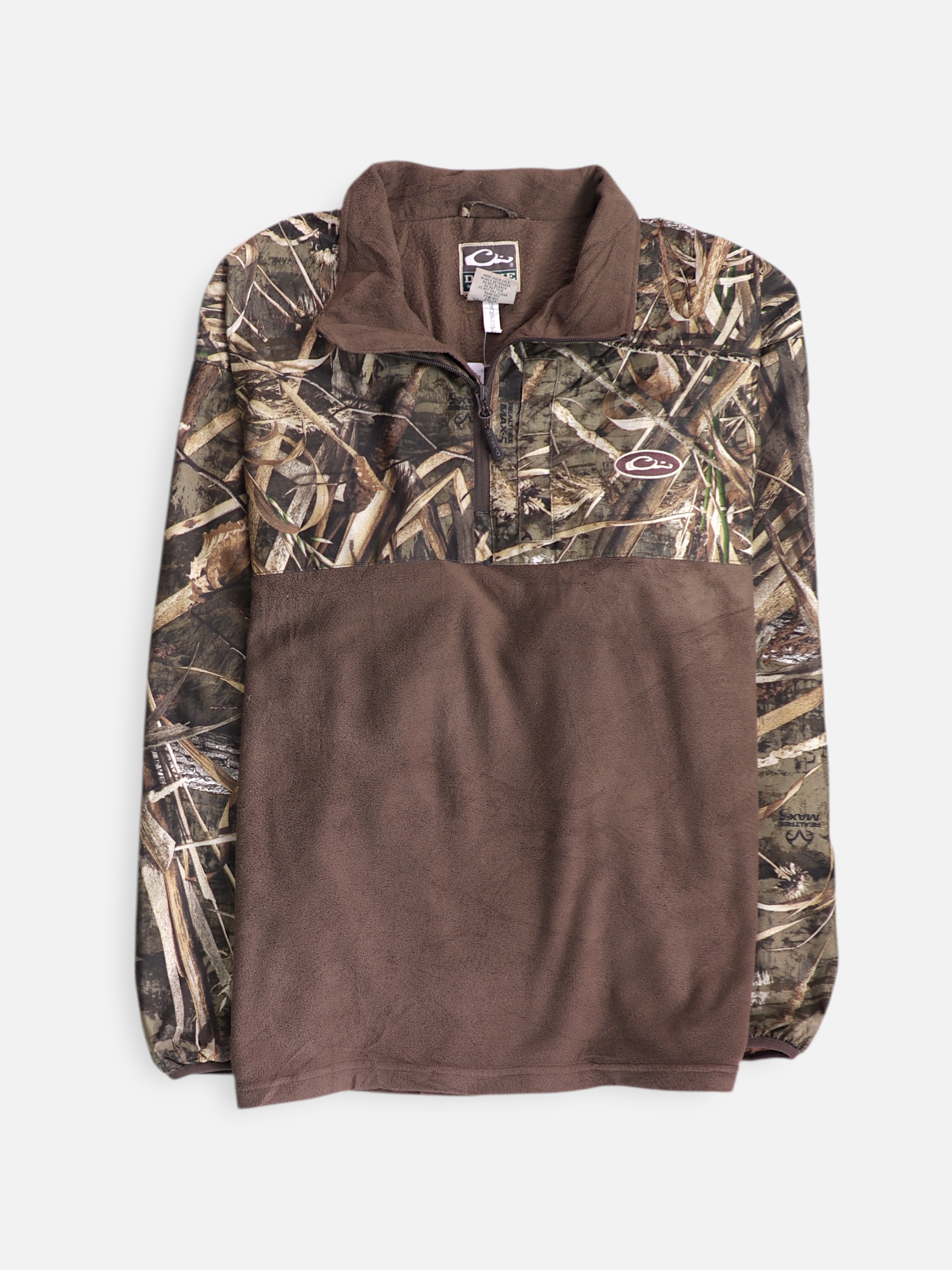 Sueter Fleece Color Block - Hombre - Medium