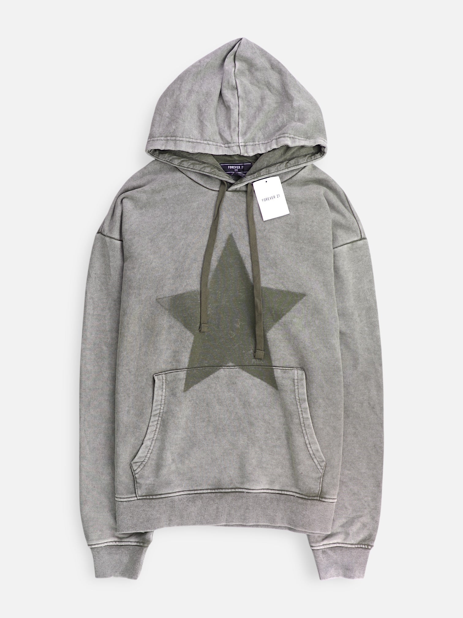 Forever 21 Sudadera Hoodie Basic - Hombre - Large