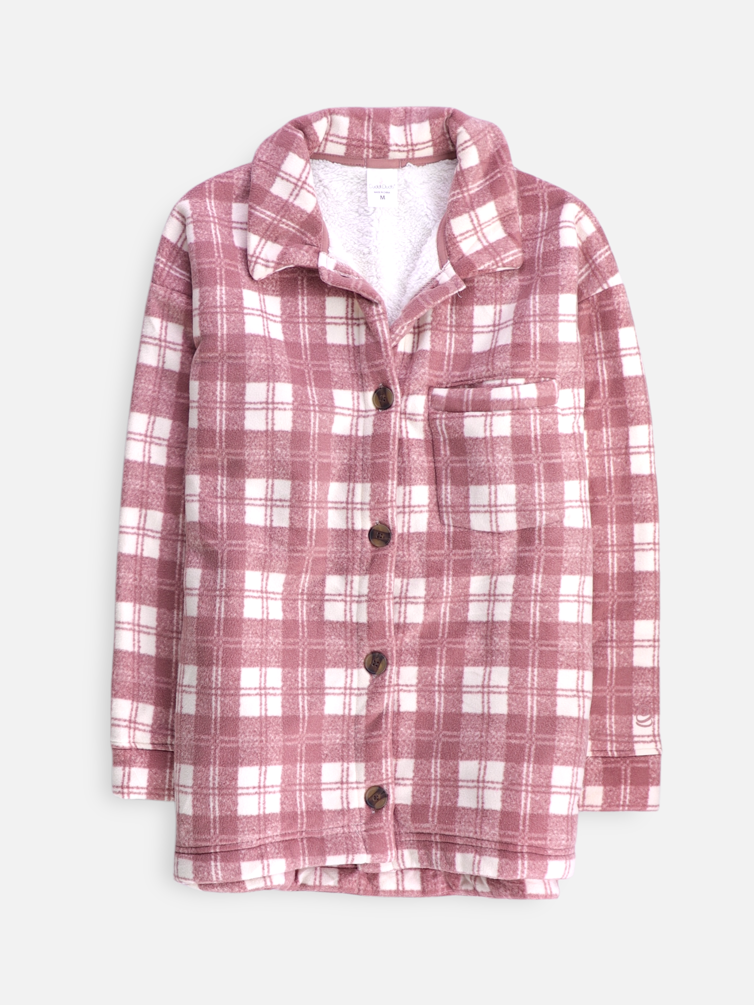 Chaqueta Sobrecamisa Color Block - Mujer - Medium