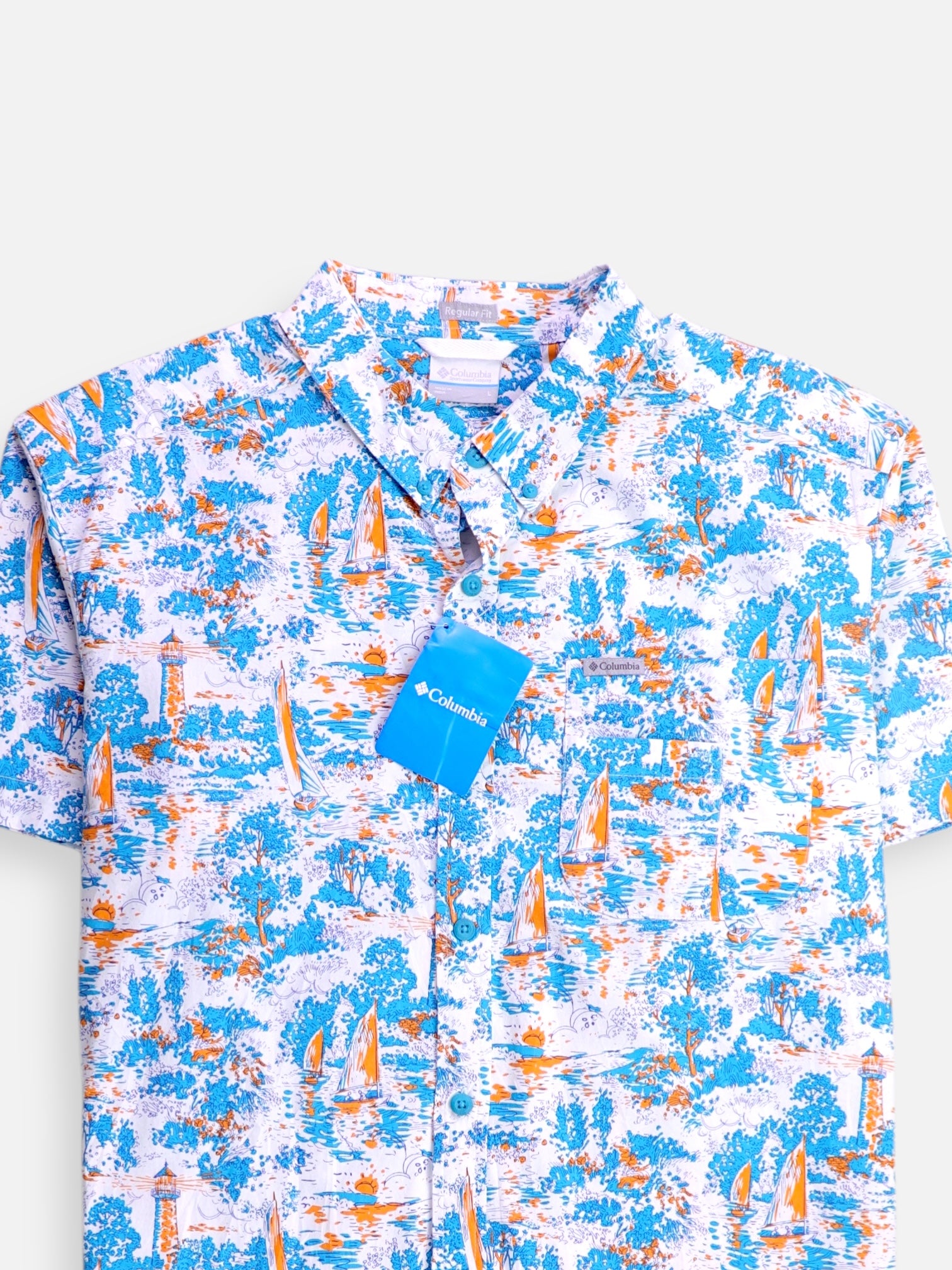 Columbia Camisa Verano - Hombre - Large
