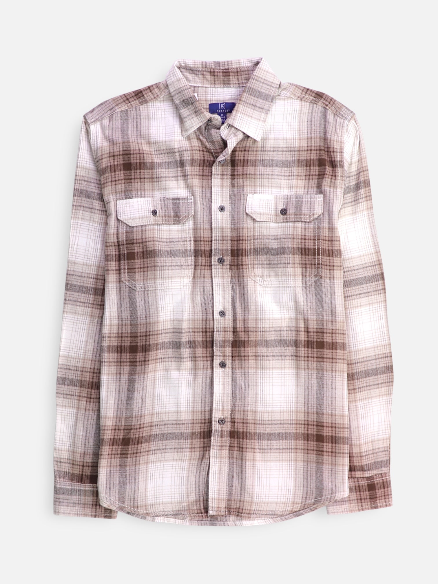 George Camisa Plaid Types - Hombre - Medium