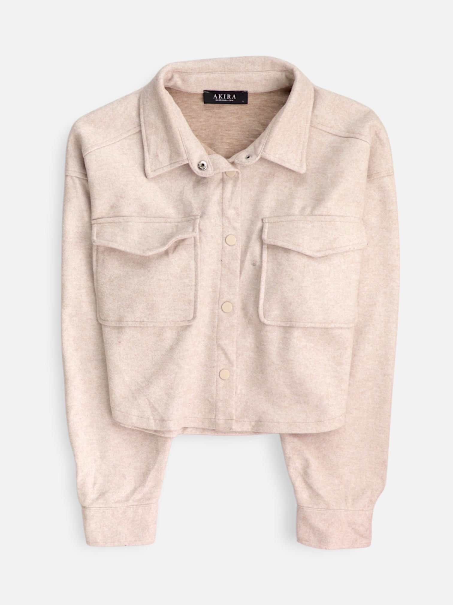 Chaqueta Sobrecamisa Basic - Mujer - Large