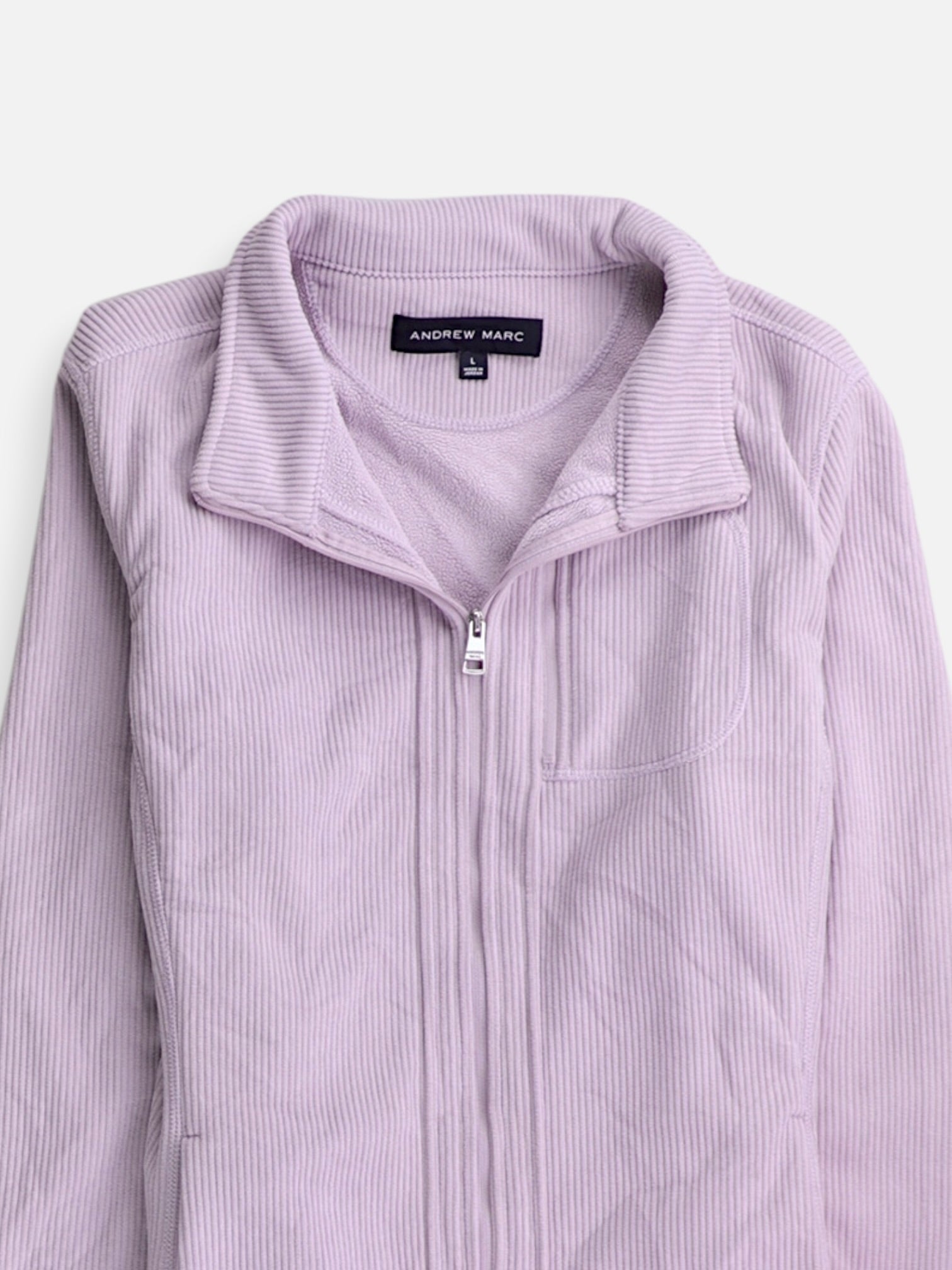 ANDREW MARC Sudadera Fleece Deportivo - Mujer - Large