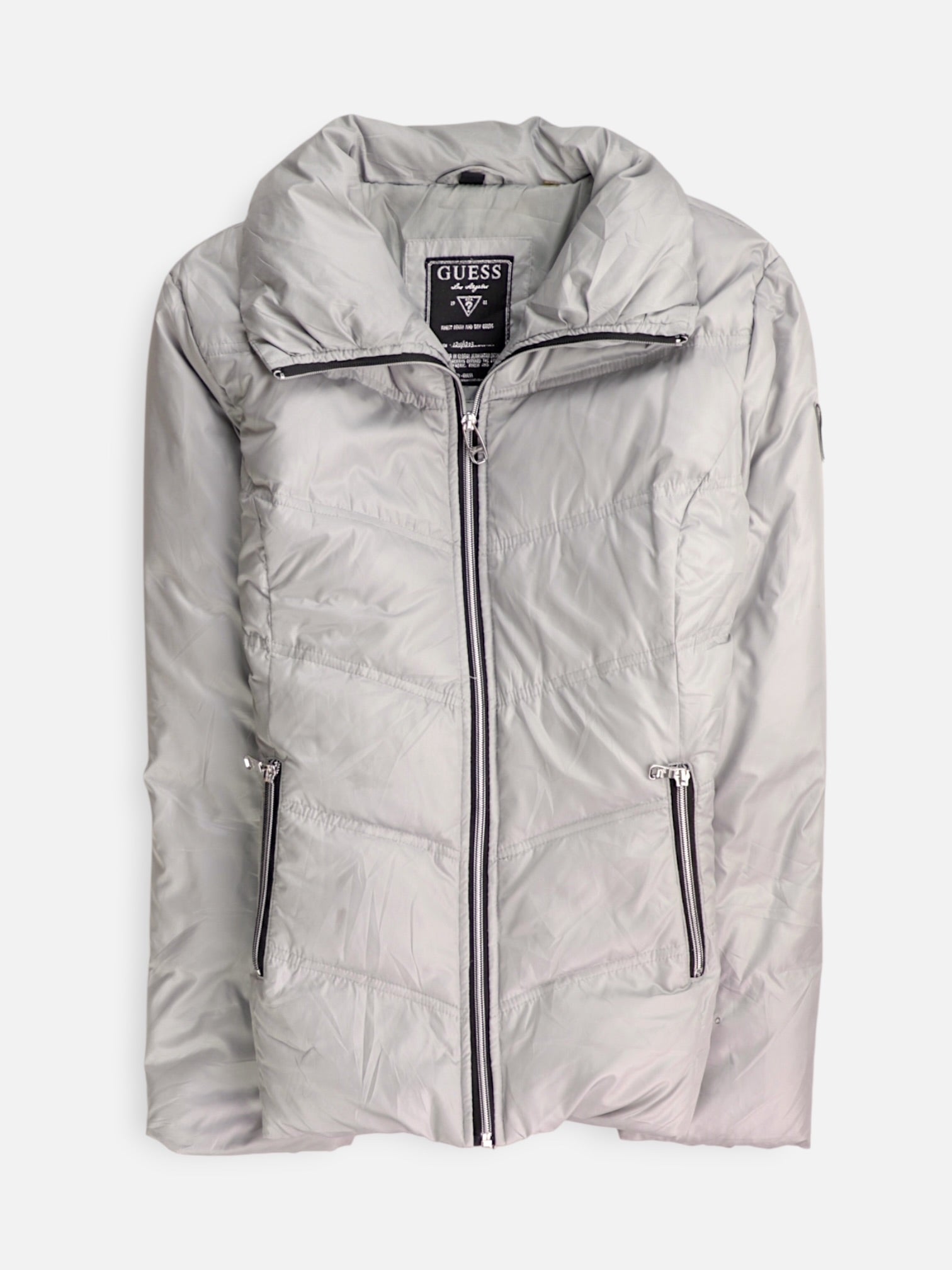 Guess Chaqueta Puffer Impermeable - Mujer - Large