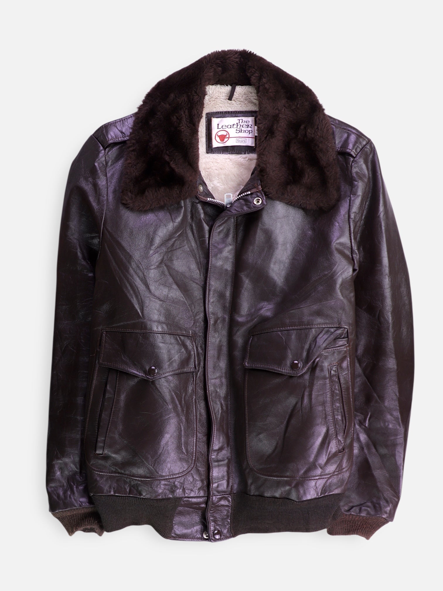Chaqueta Aviator Cuero - Hombre - 44