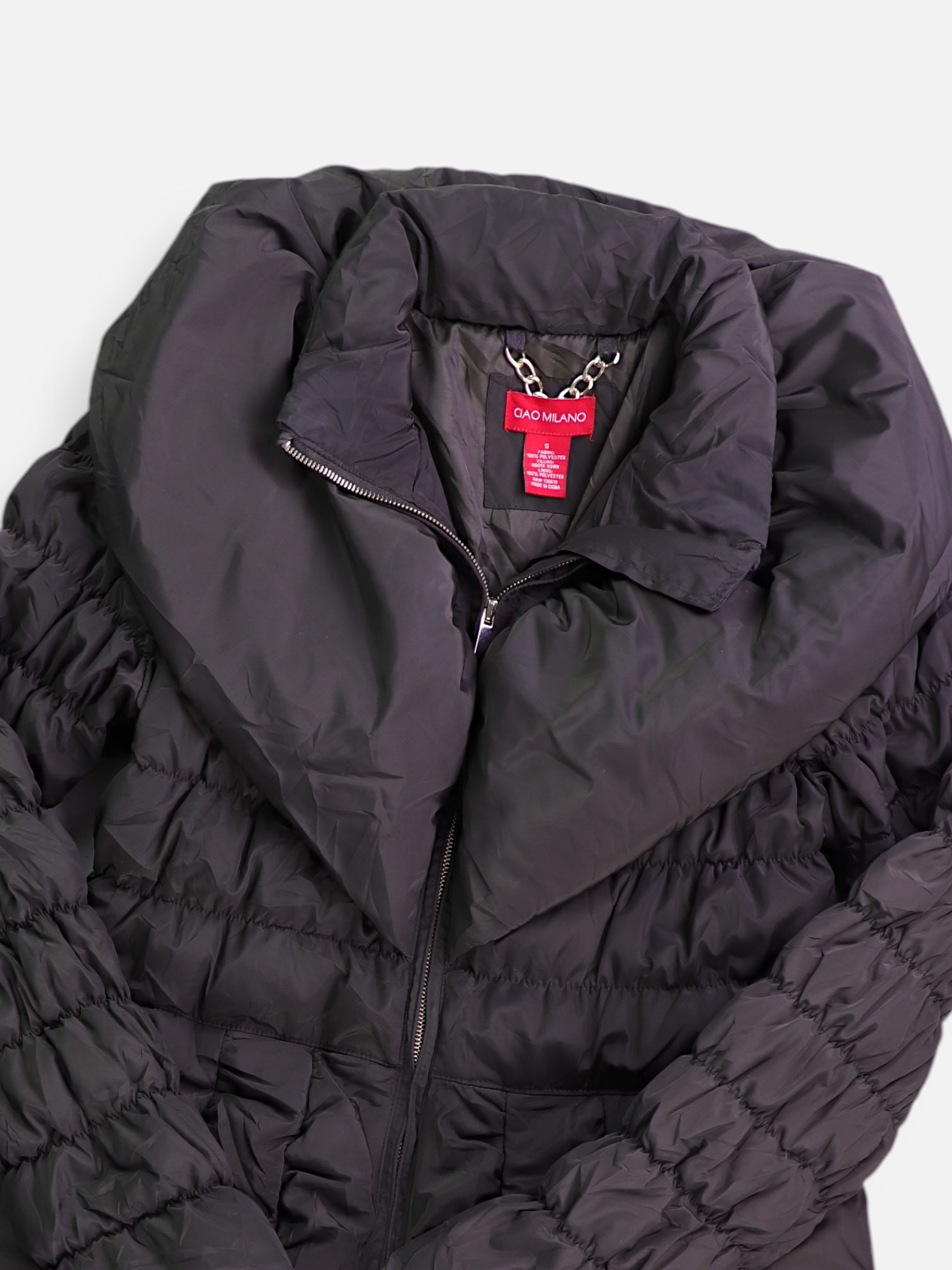 CIAO MILANO Abrigo Impermeable Puffer - Mujer - Small