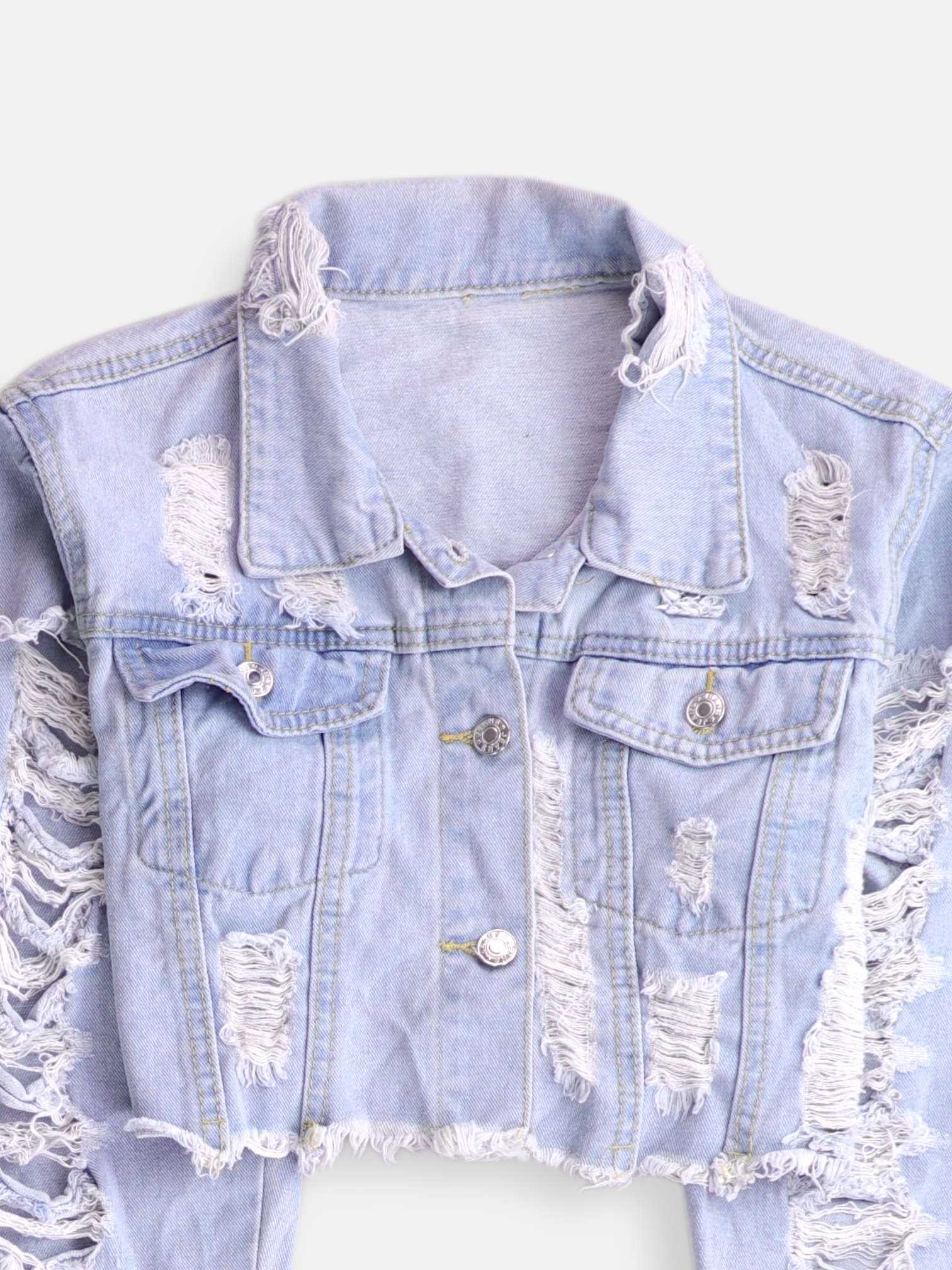 SHEIN Chaqueta Denim  Crop Top - Mujer - Small