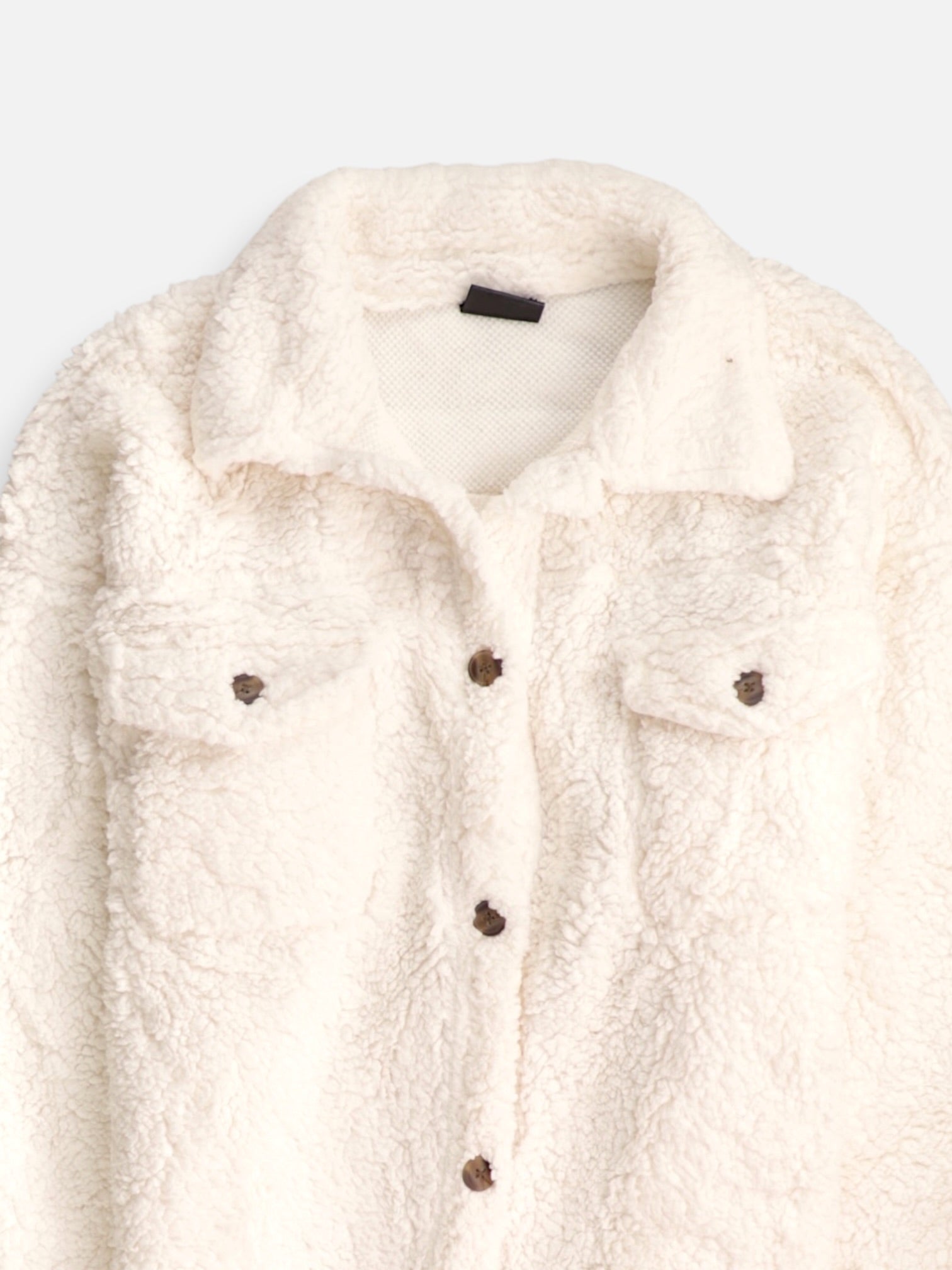 32 HEAT COOL Chaqueta Sobrecamisa Teddy - Mujer - M/L