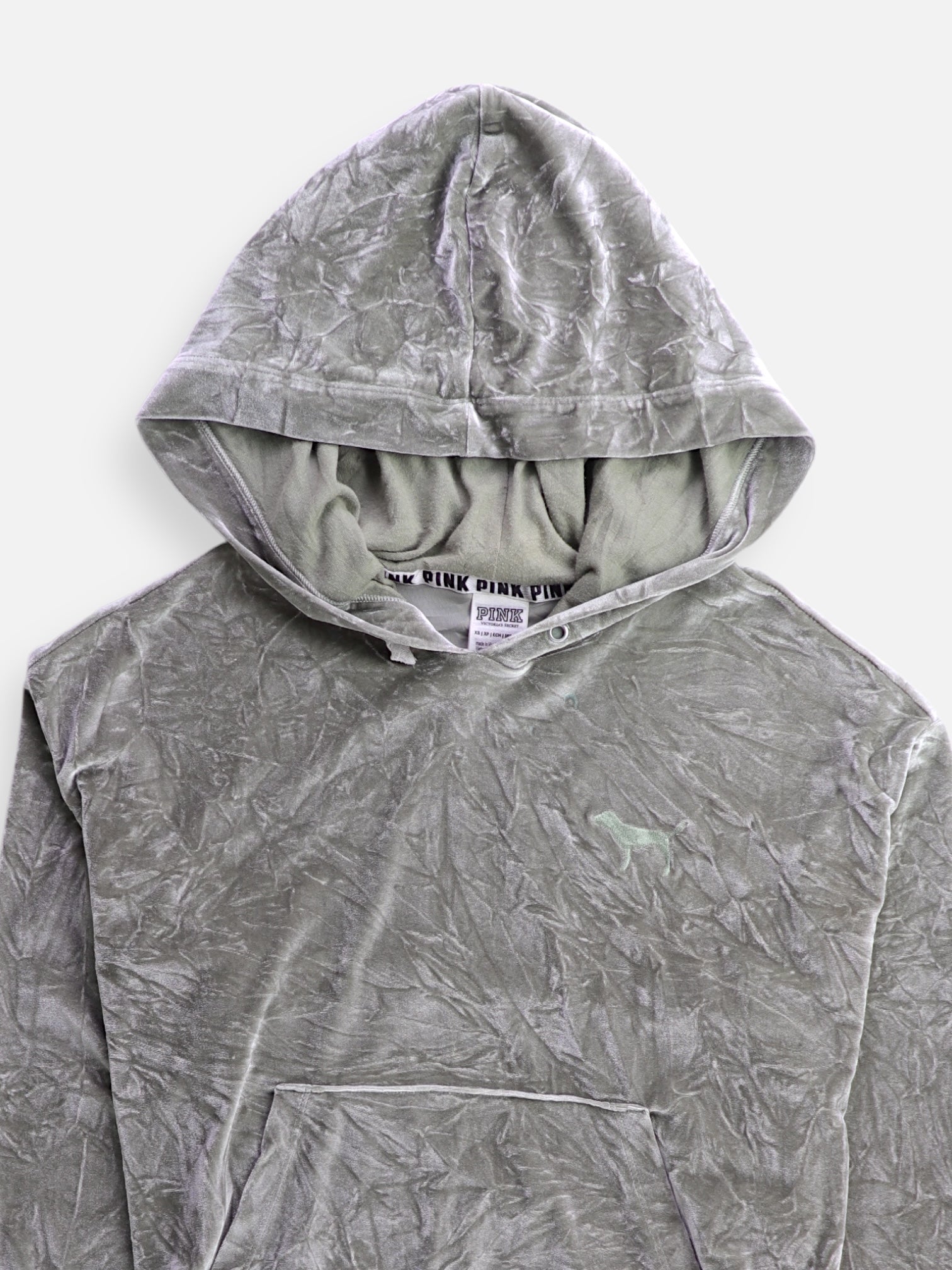 Victoria Secret Sudadera Hoodie Crop Top - Mujer - XS