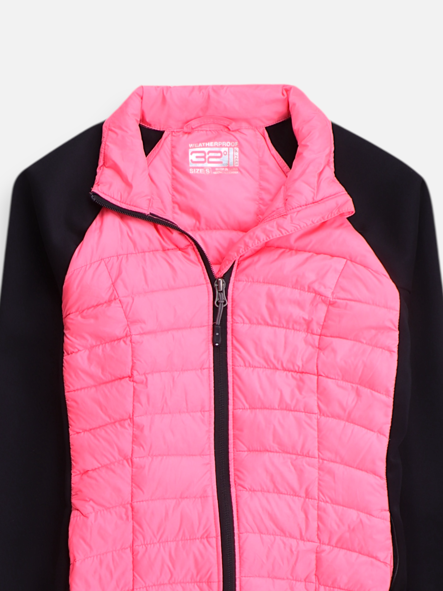 32 HEAT COOL Sudadera Fleece Color Block - Mujer - Small