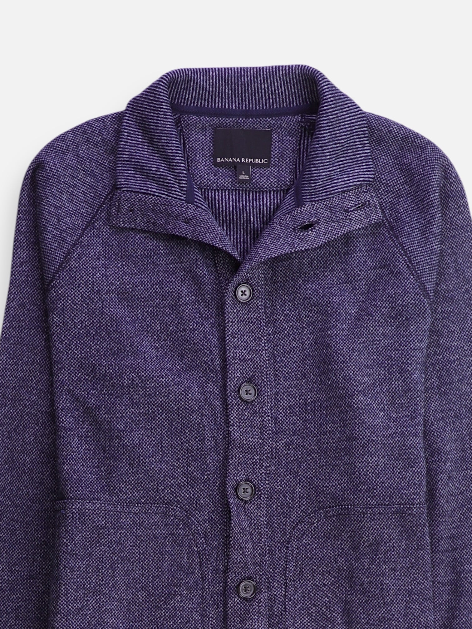 Banana Republic Sueter Fleece Casual - Hombre - Large
