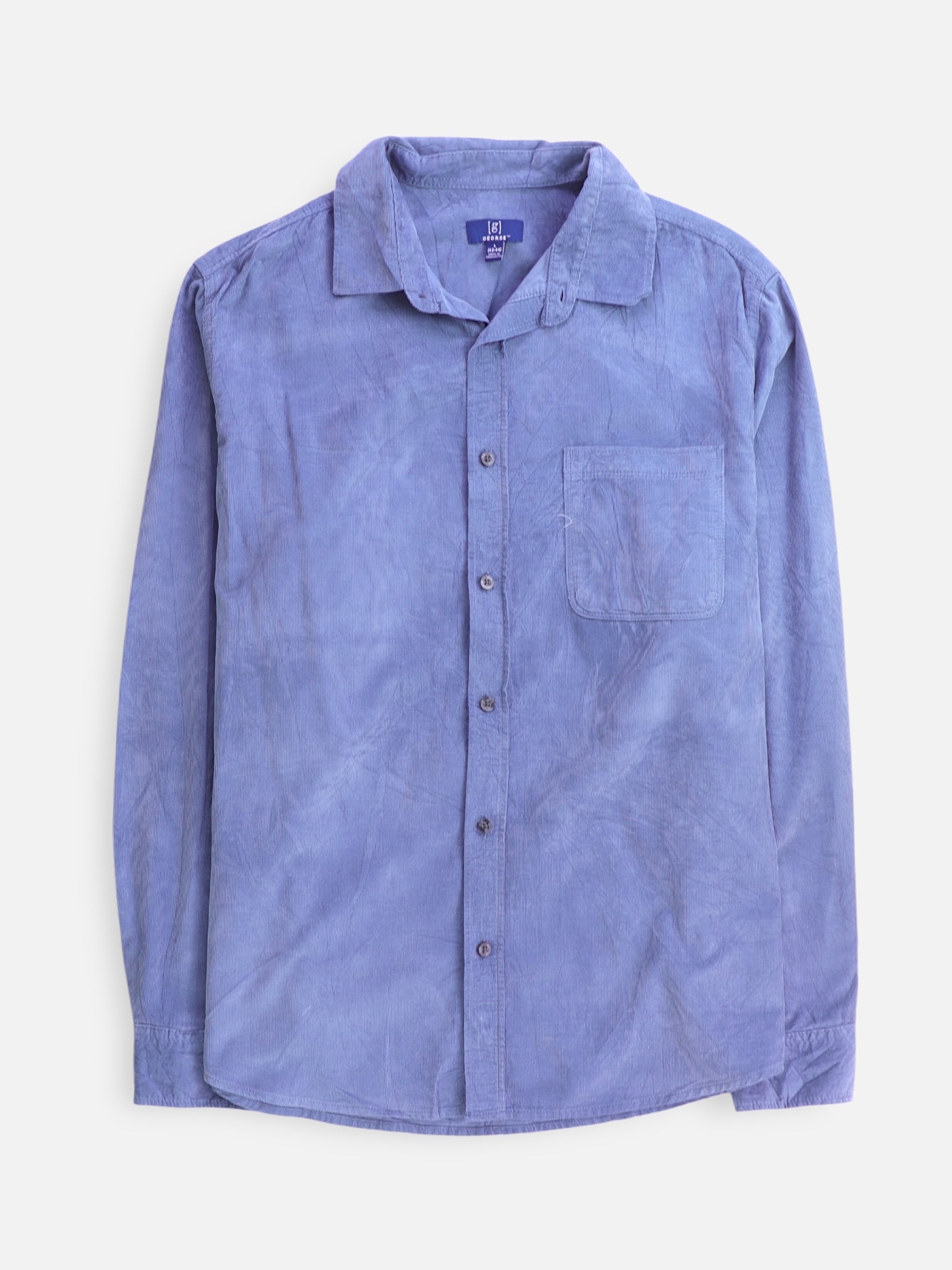 George Camisa Corduroy - Hombre - Large