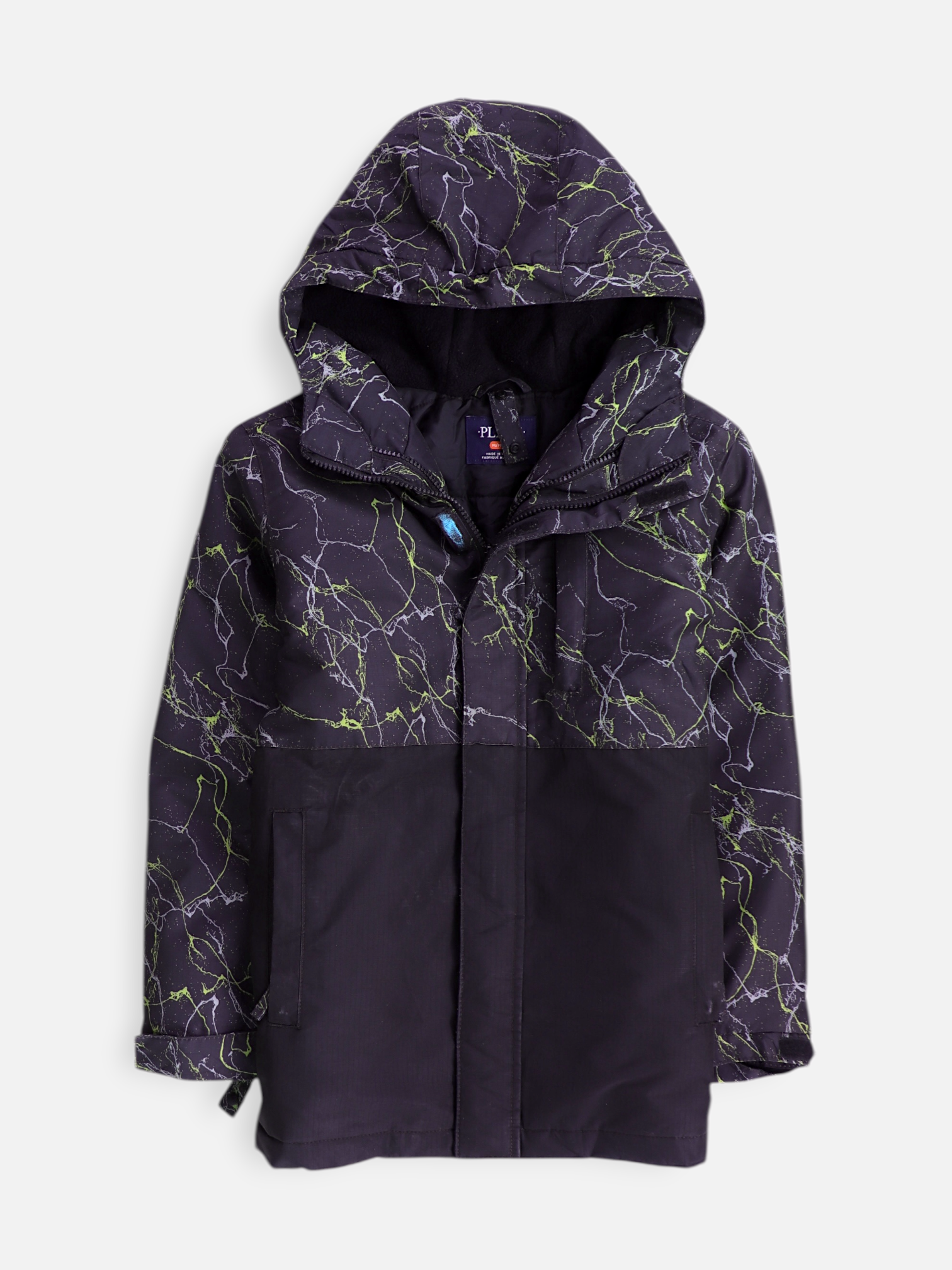 PLACE Chaqueta Impermeable Color Block - Niño - Medium - 7-8Y (Años)