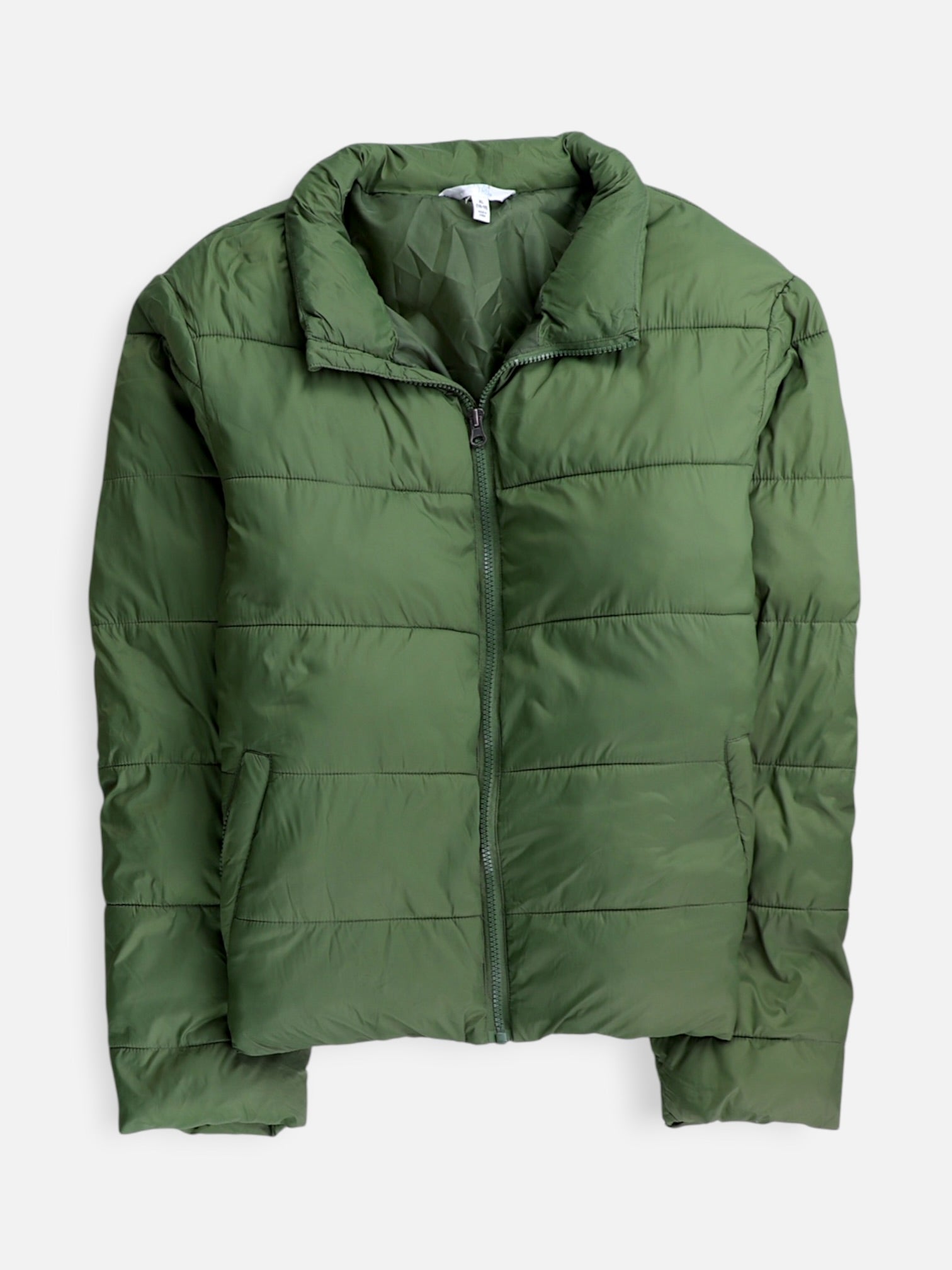 TIME THRU Chaqueta Puffer Impermeable - Mujer - XL