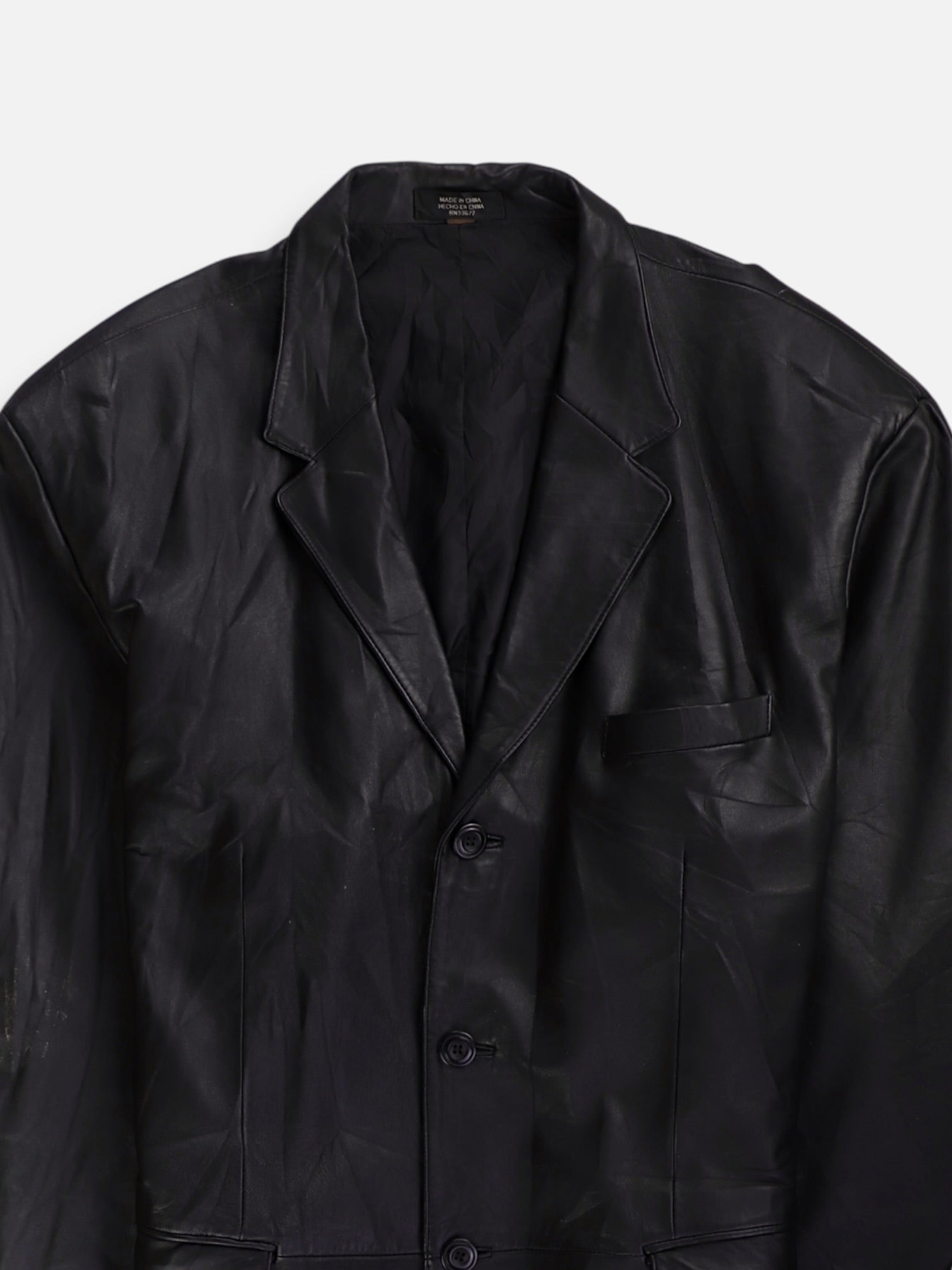 Chaqueta Casual Cuero - Hombre - XL