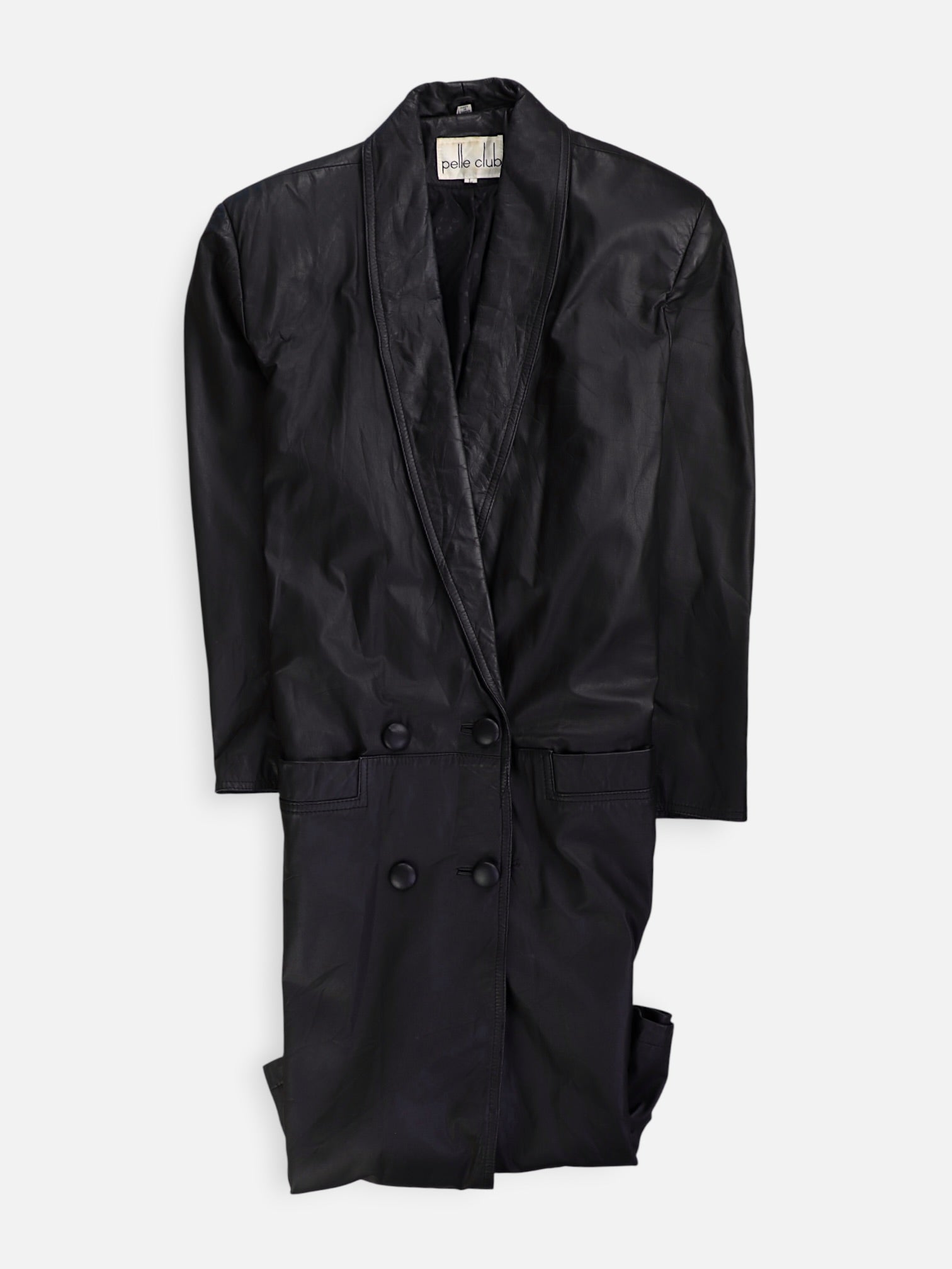 Abrigo Casual Cuero - Hombre - Large
