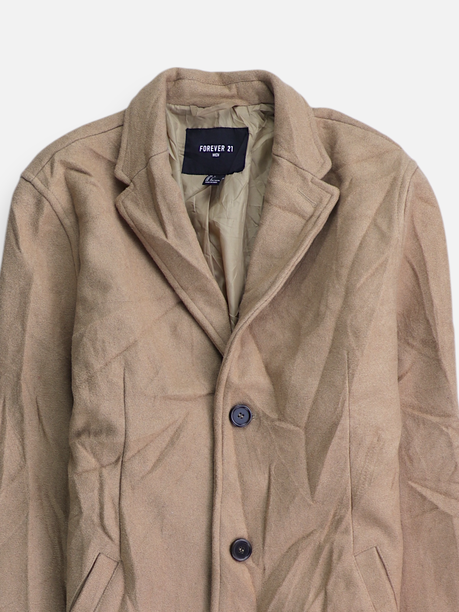 Forever 21 Abrigo  Single breasted trench Casual - Hombre - Large