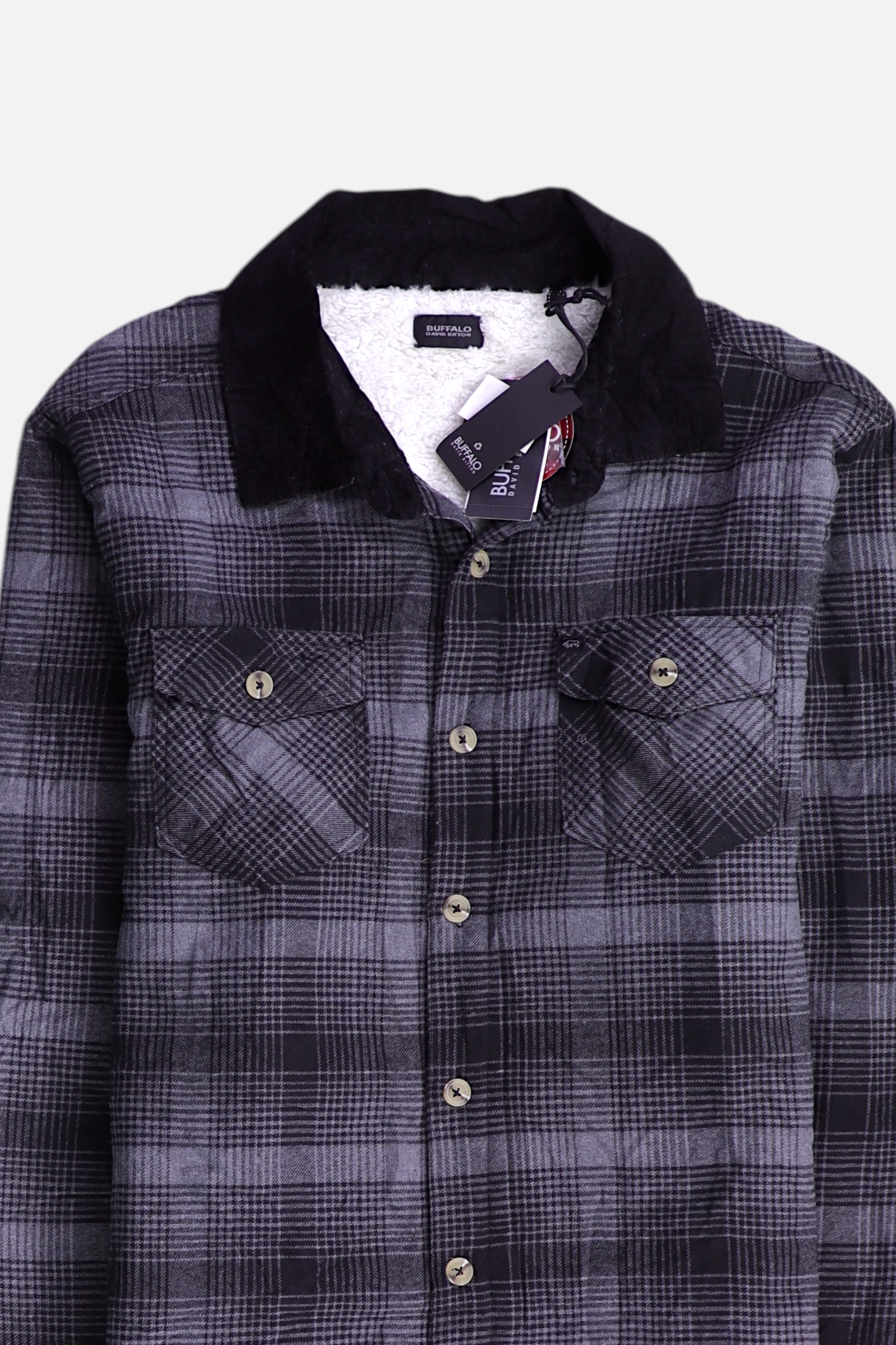 BUFFALO Chaqueta Sobrecamisa Color Block - Hombre - Large