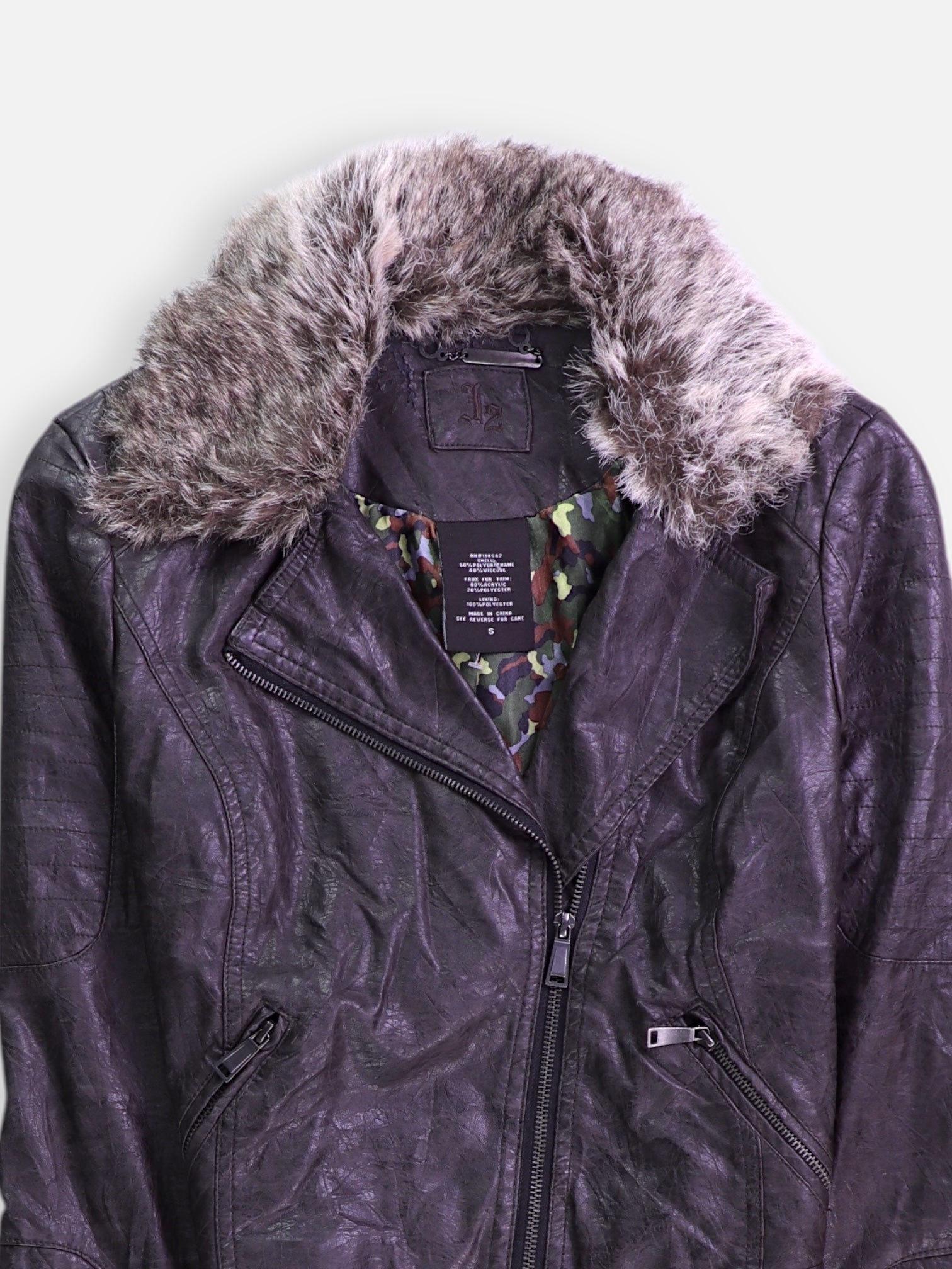 Chaqueta Aviator Cuero - Mujer - Small