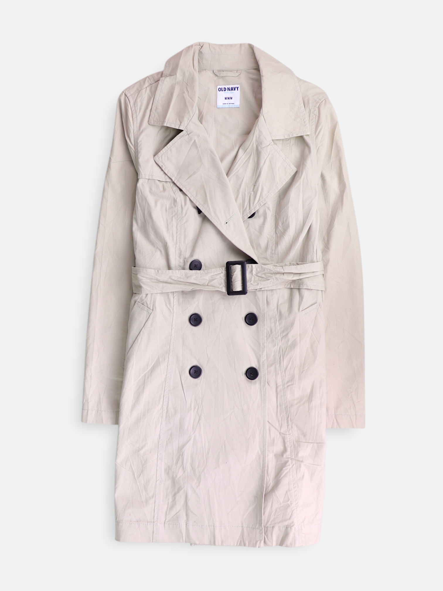 Old Navy Abrigo Trench Coat Casual - Mujer - Medium