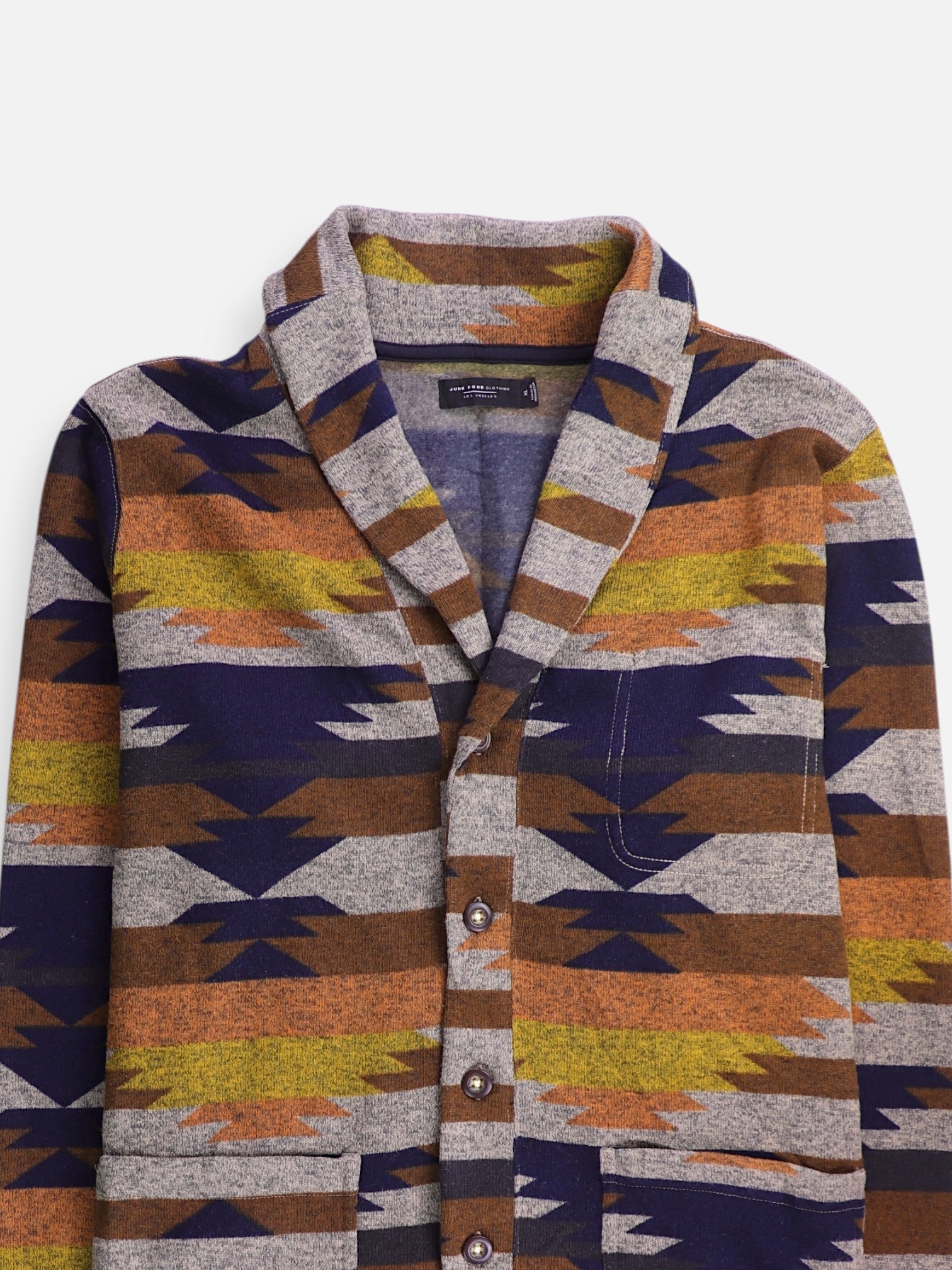 Sueter Fleece Color Block - Hombre - XL