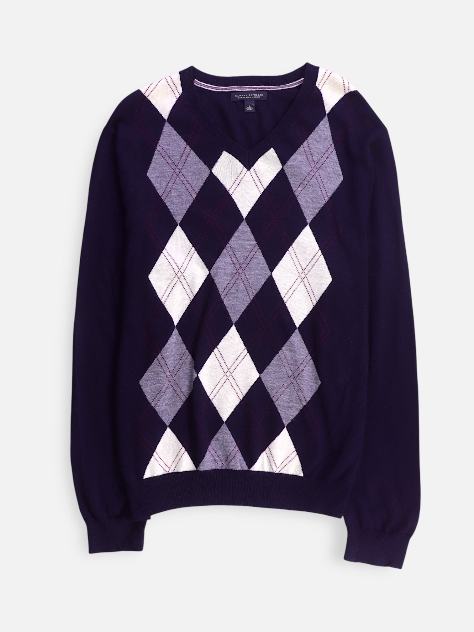 Banana Republic Sueter Knit Casual - Hombre - Large