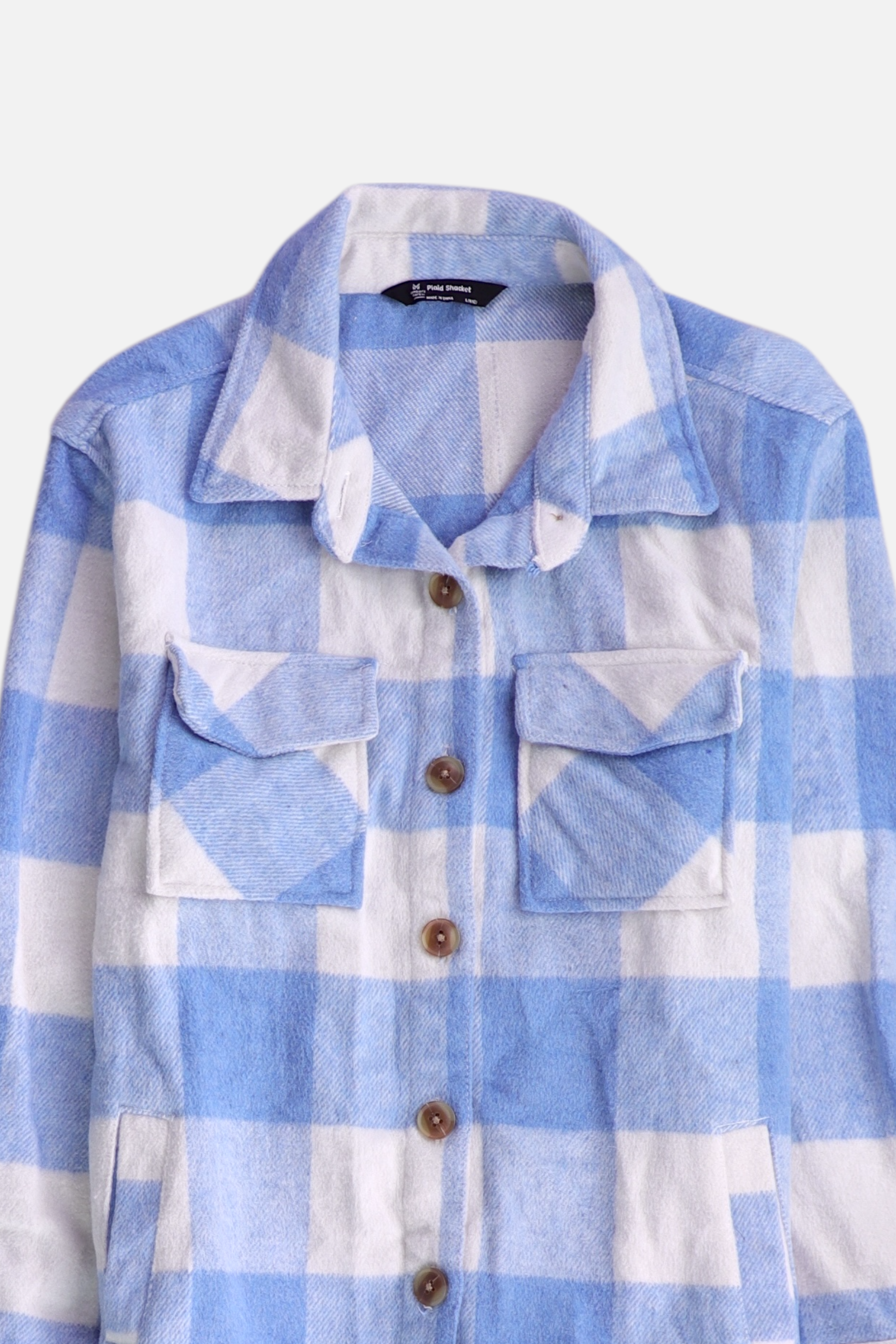 Chaqueta Sobrecamisa Color Block - Niña - Large - 10-12Y (Años)