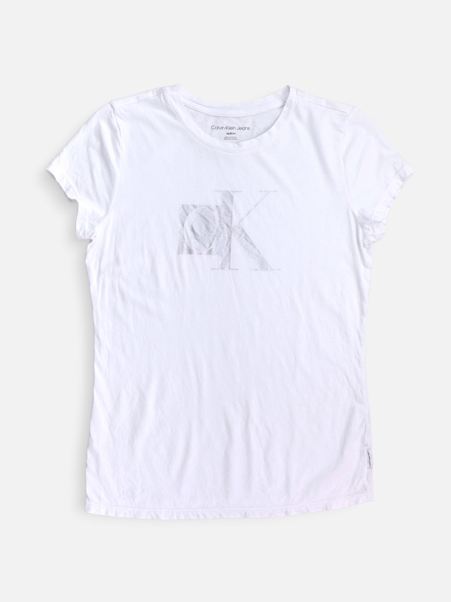 Calvin Klein Camiseta Grafica - Mujer - XS