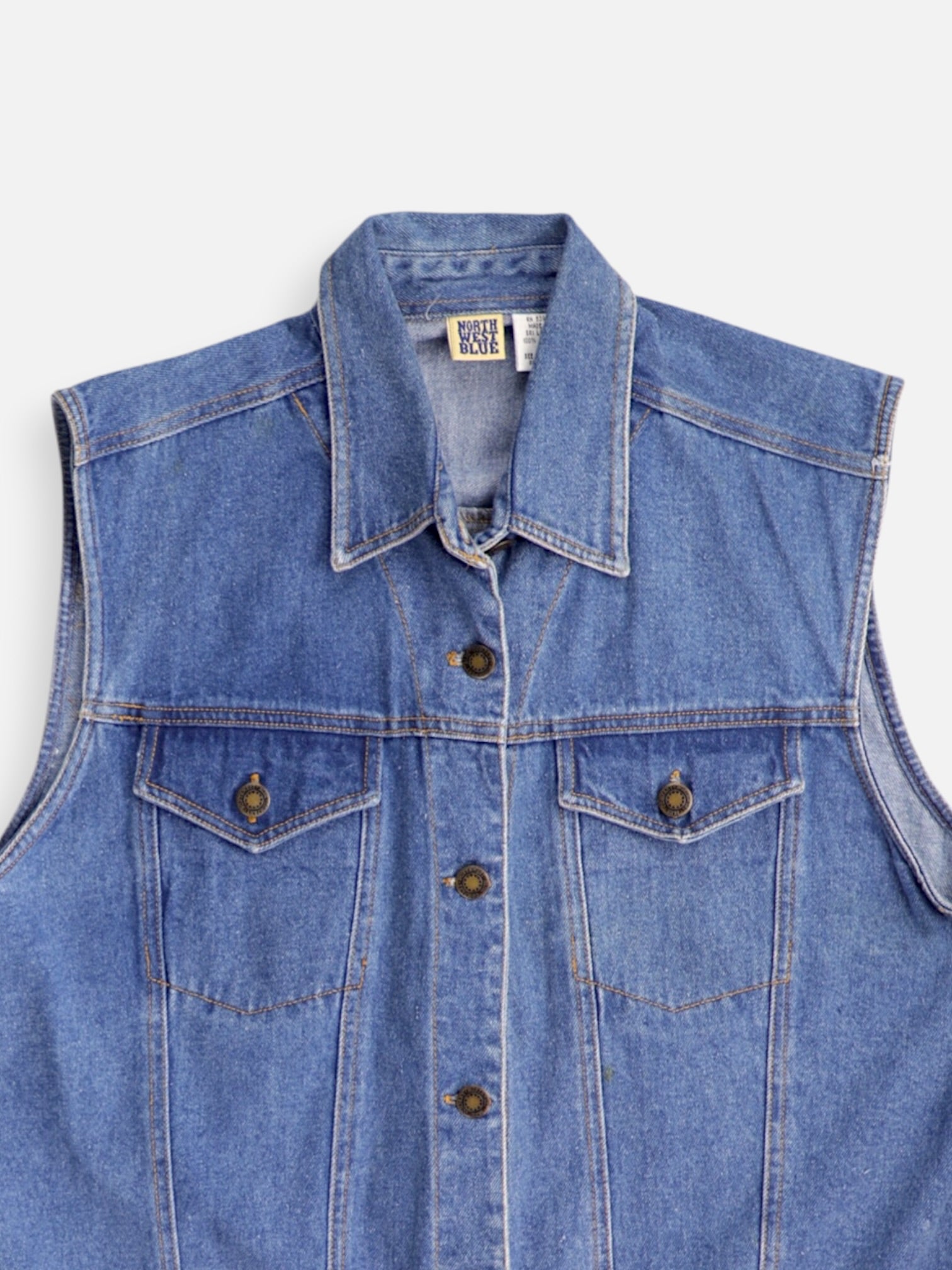 Chaleco Denim - Hombre - Large