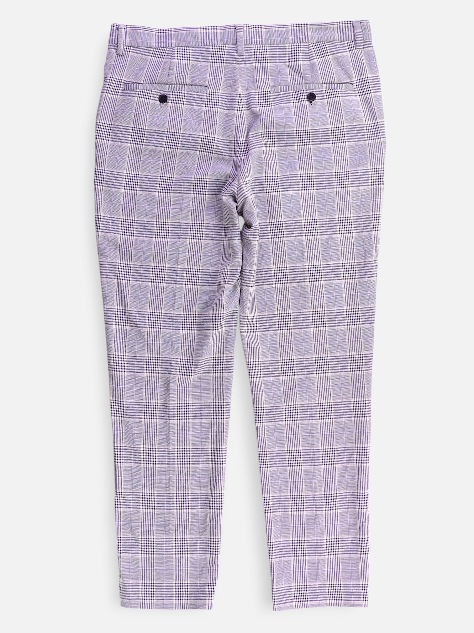 H&M Pantalon Regular Fit Plaid Types - Hombre - 33