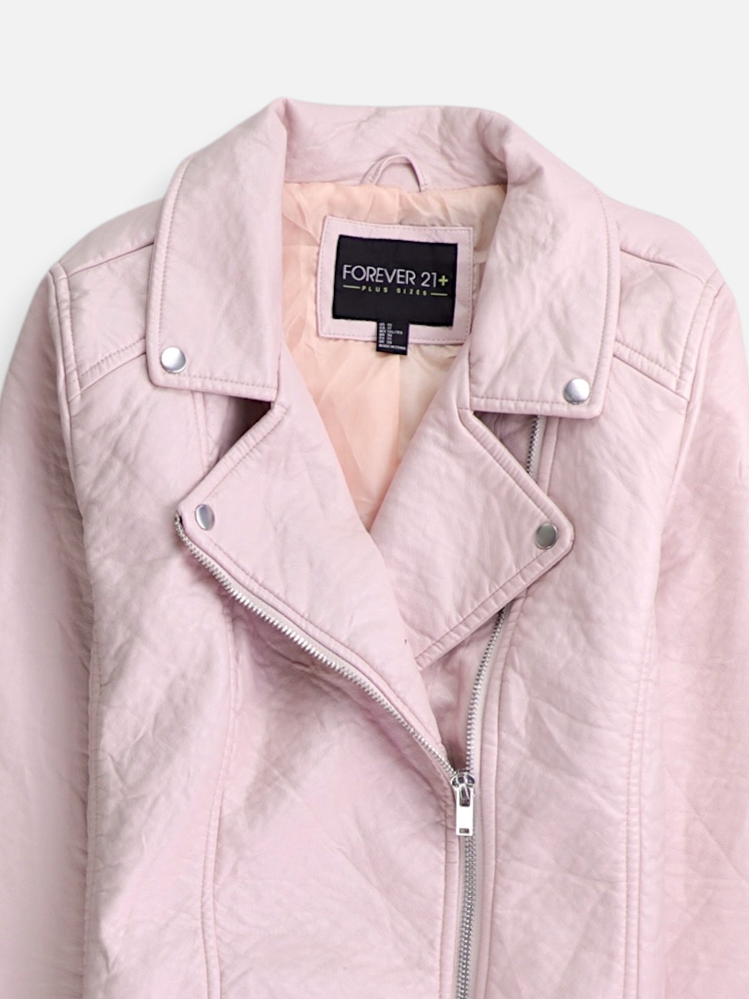 Forever 21 Chaqueta Casual Cuero - Mujer - 1xl