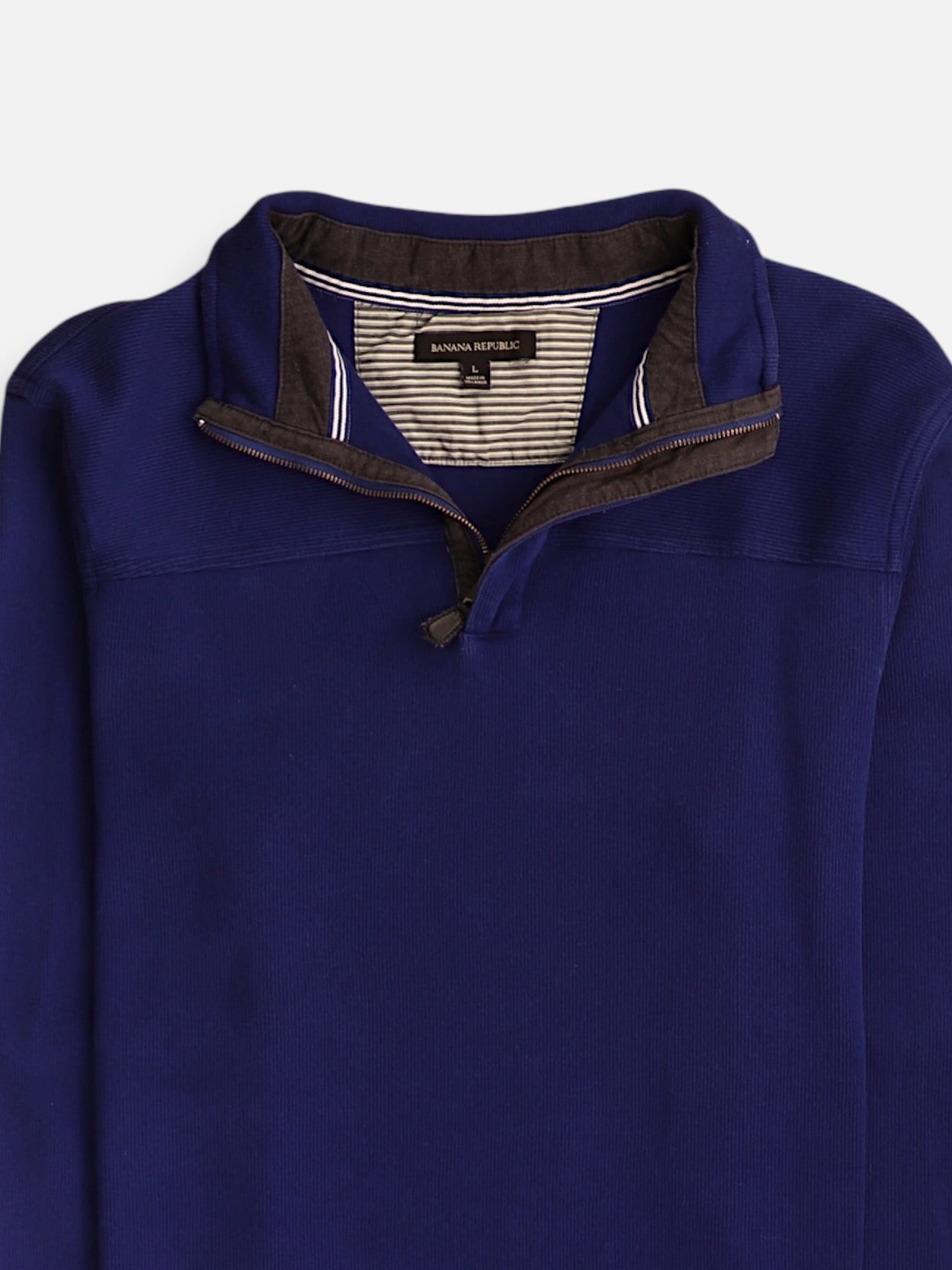 Banana Republic Sueter Fleece Casual - Hombre - Large
