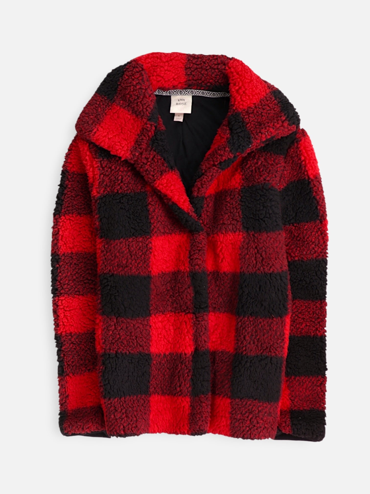 Sueter Fleece Color Block - Mujer - Small